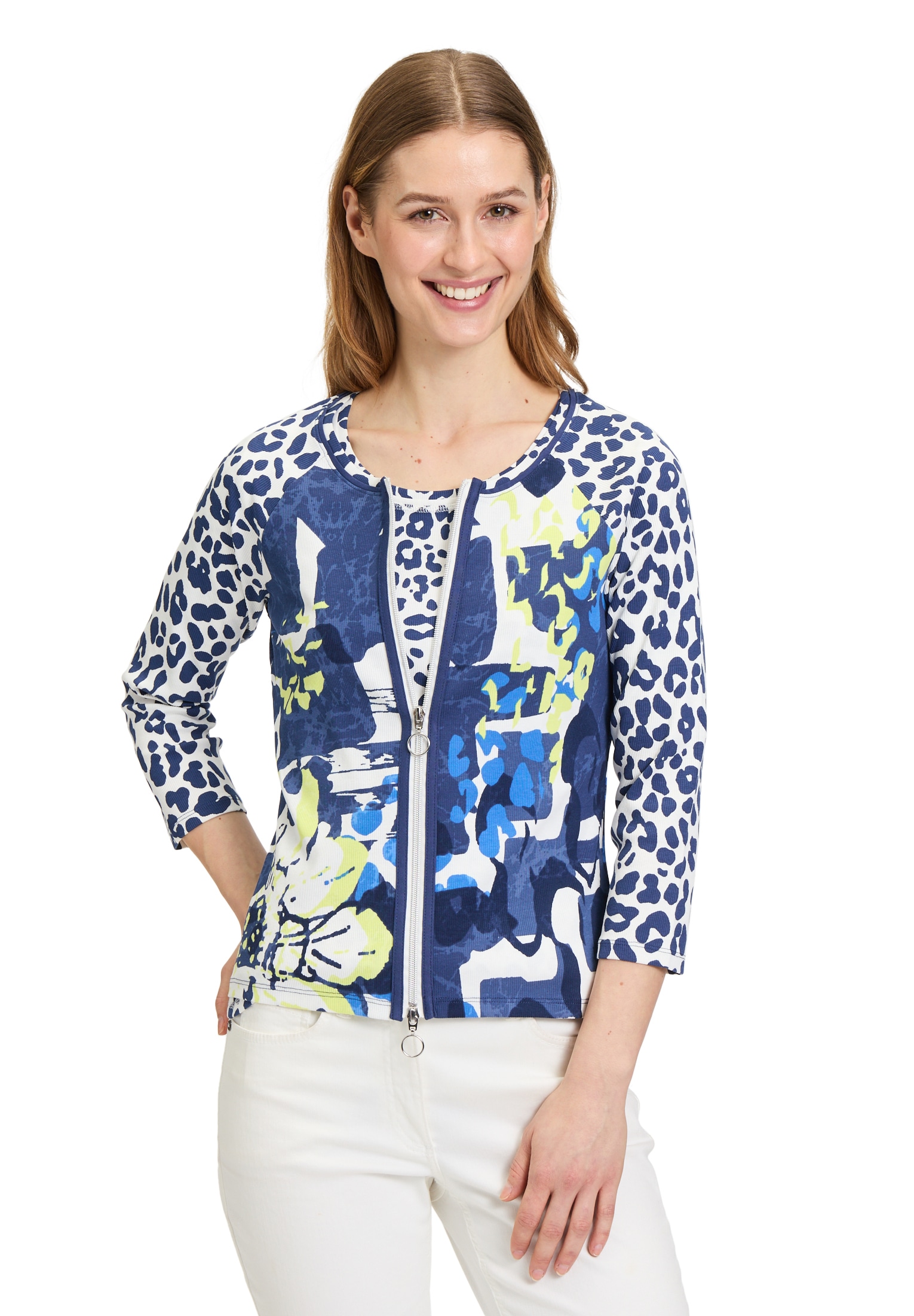 Betty Barclay Shirtjacke "Betty Barclay Damen Shirtjacke mit Rippenstruktur günstig online kaufen