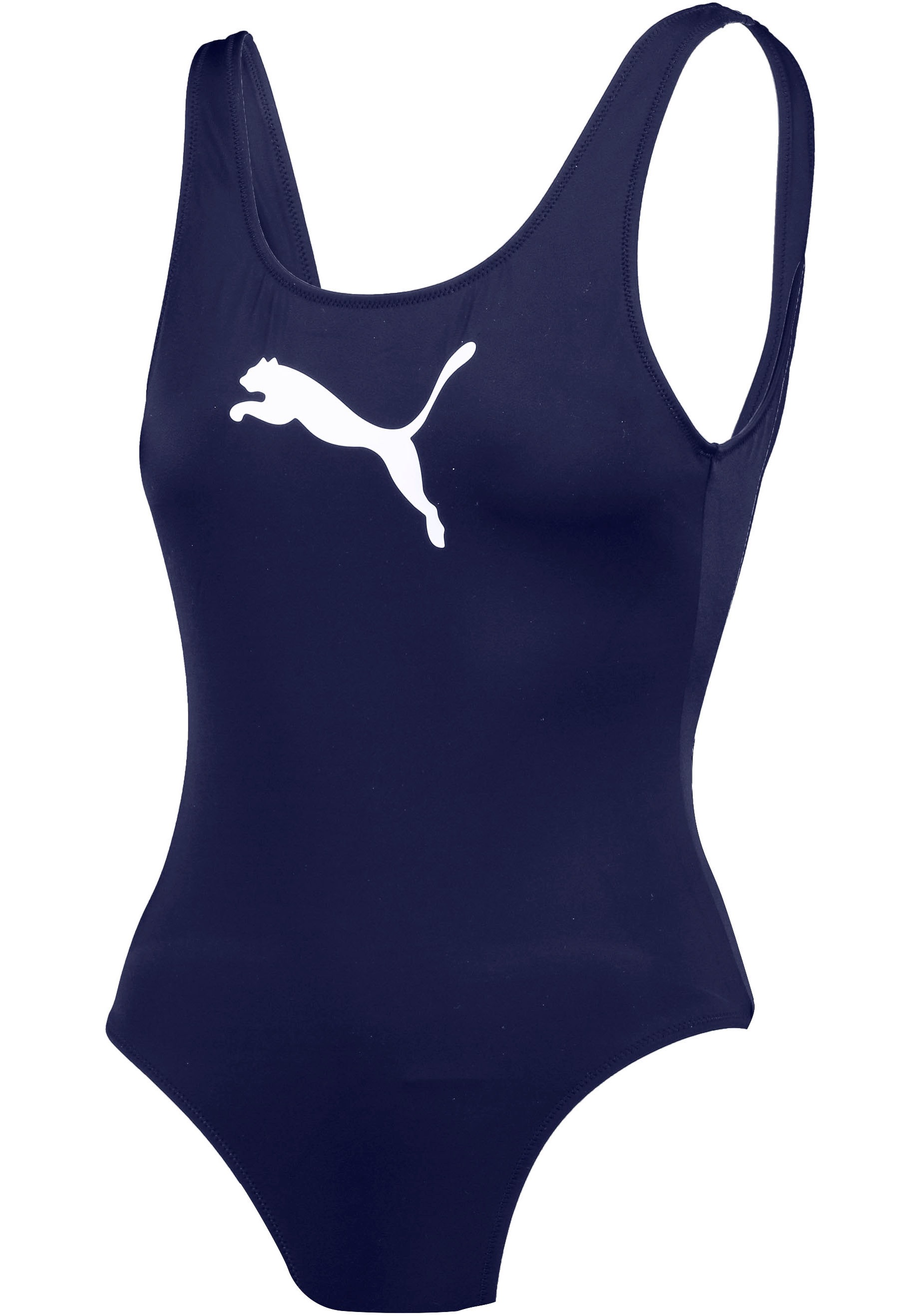 Thumbnail - PUMA Badeanzug "PUMA SWIM WOMEN SWIMSUIT" mit Logoprint vorn