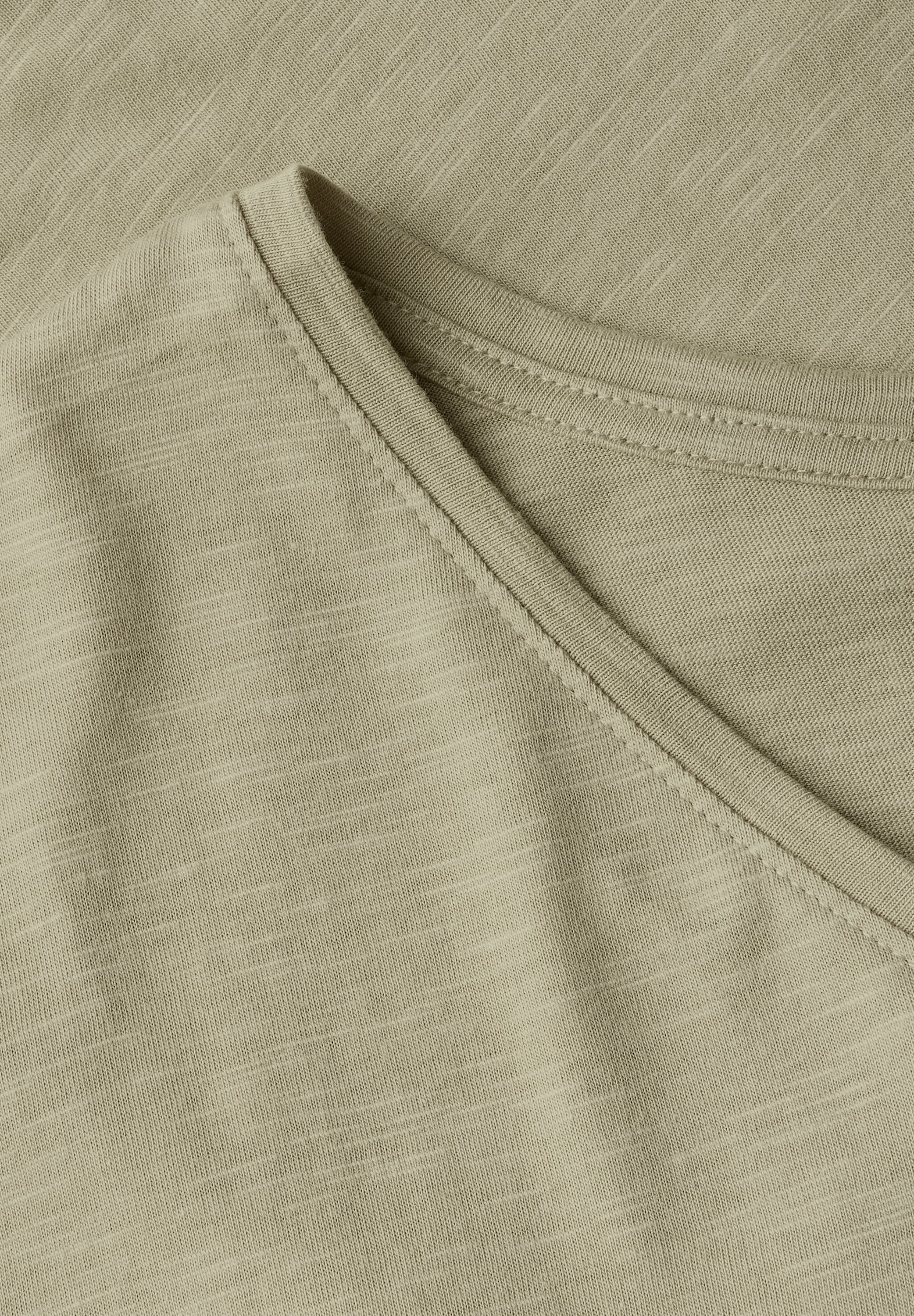 STREET ONE STUDIO V-Shirt, im soften Baumwoll-Mix