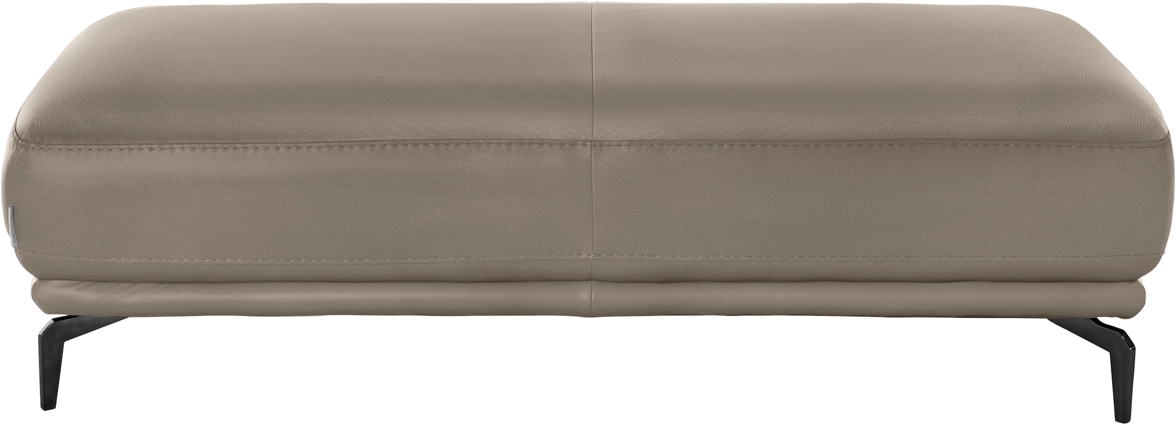 W.SCHILLIG Hocker »montanaa«, mit Metallfüßen in Schwarz pulverbeschichtet, Breite 141 cm
