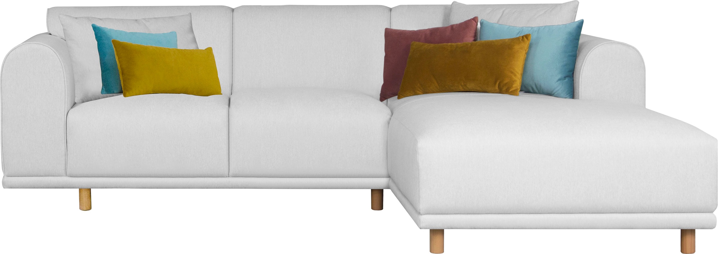 OTTO home Ecksofa "Maroon L-Form" in skandinavischem Design, mit losen Kiss günstig online kaufen