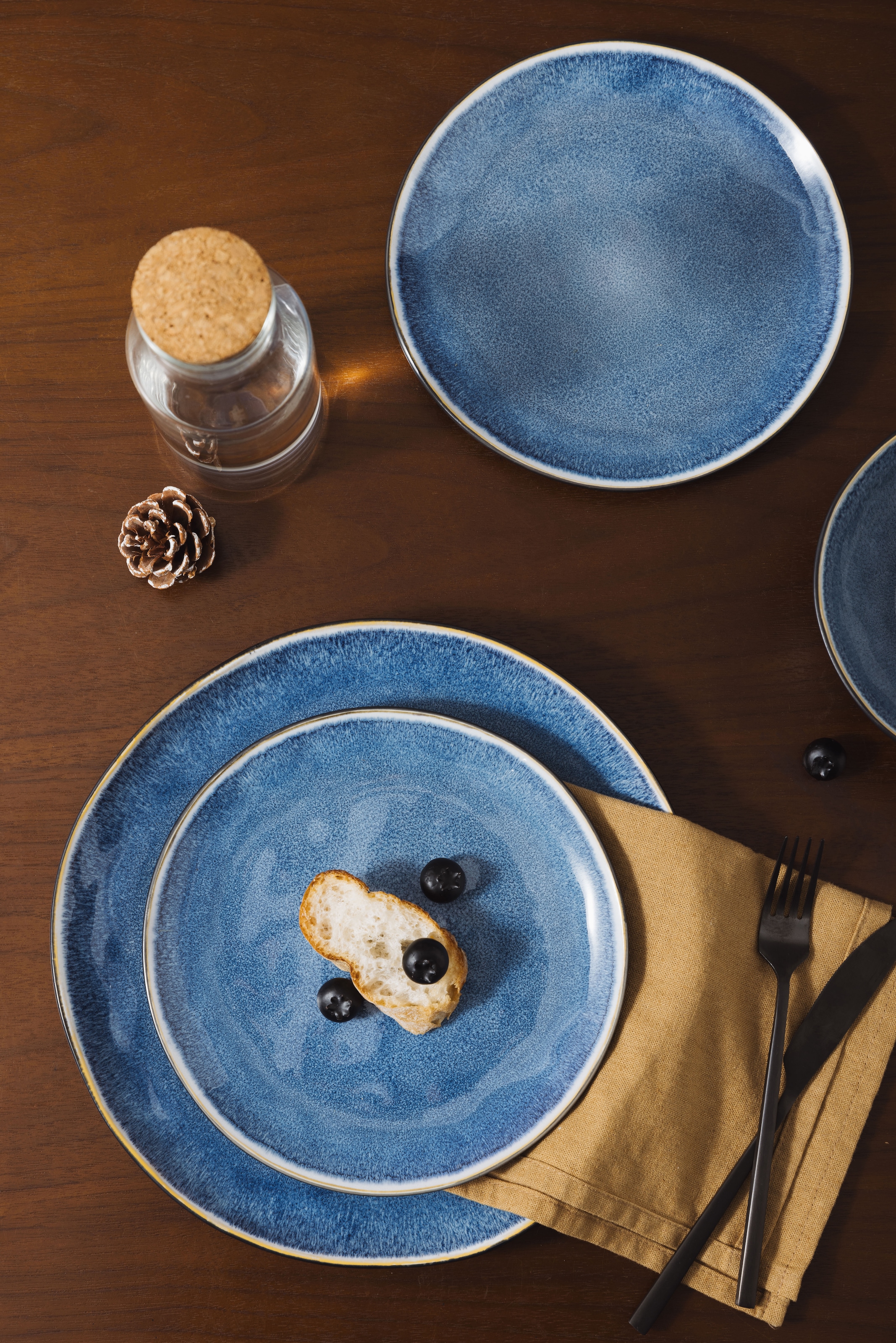 OTTO home Tafelservice »Teller Set, Service Allden« Teller Set, jedes Stück ein Unikat, 12 Teile, für 4 Personen