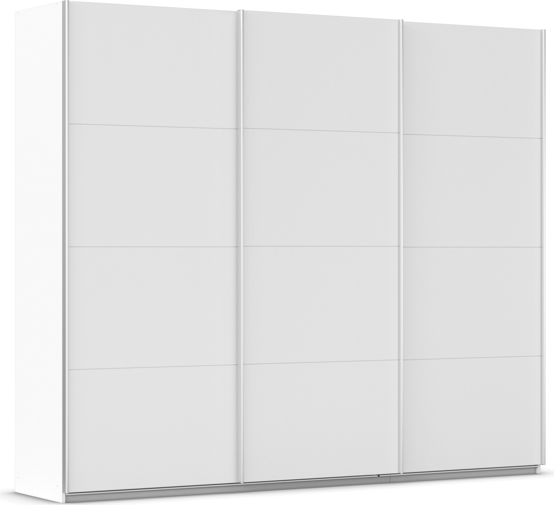 OTTO home Schwebetürenschrank "Kleiderschrank Schrank Garderobe AGORDO mit Dekor- oder Hochglanzfront" Breiten 203/271/315/360 cm in drei Griff-Farben - NEU: Farbe SCHWARZ, in 4 Breiten und 2 Höhen MADE IN GERMANY