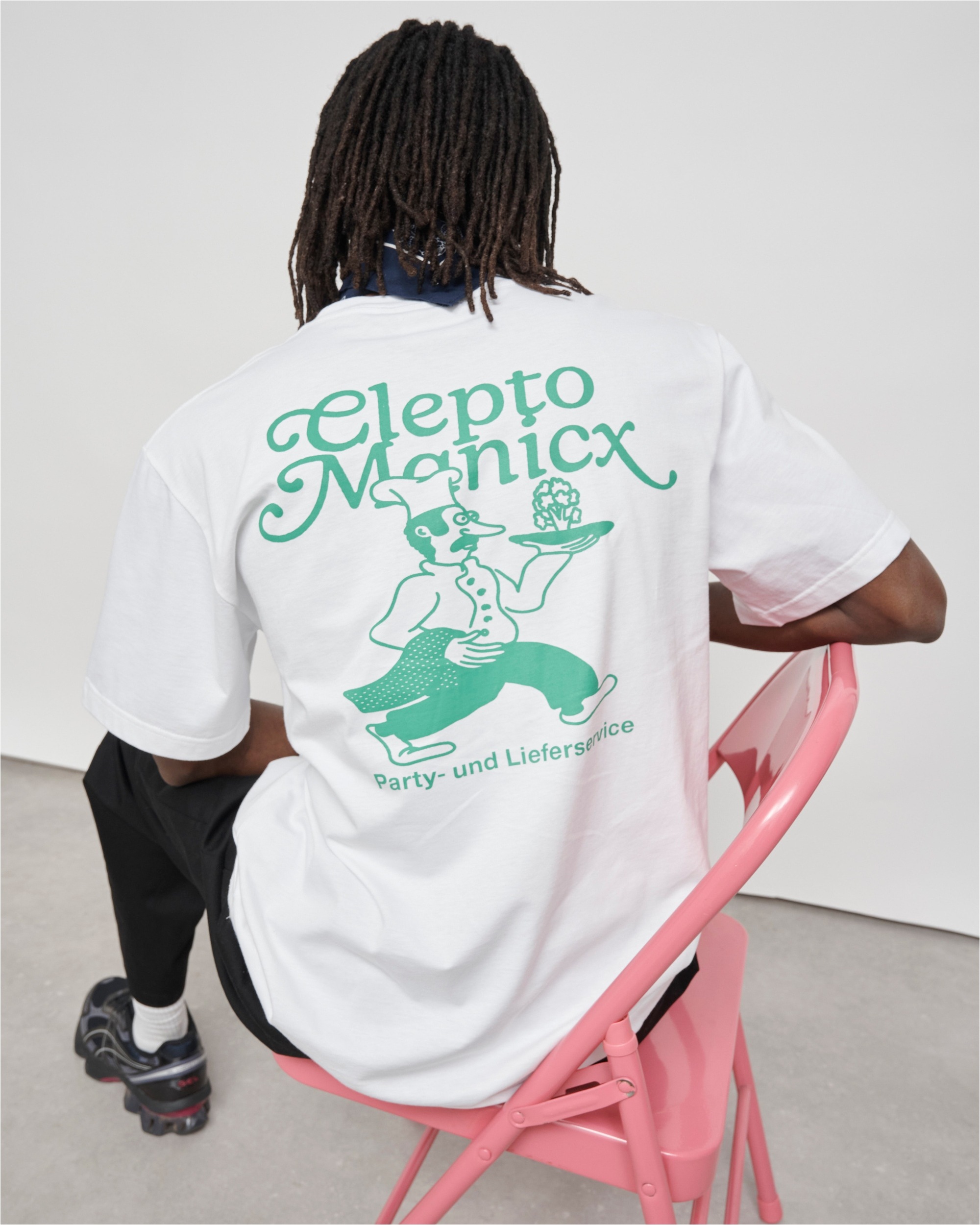 Cleptomanicx T-Shirt »Partyservice« mit großem Rückenprint
