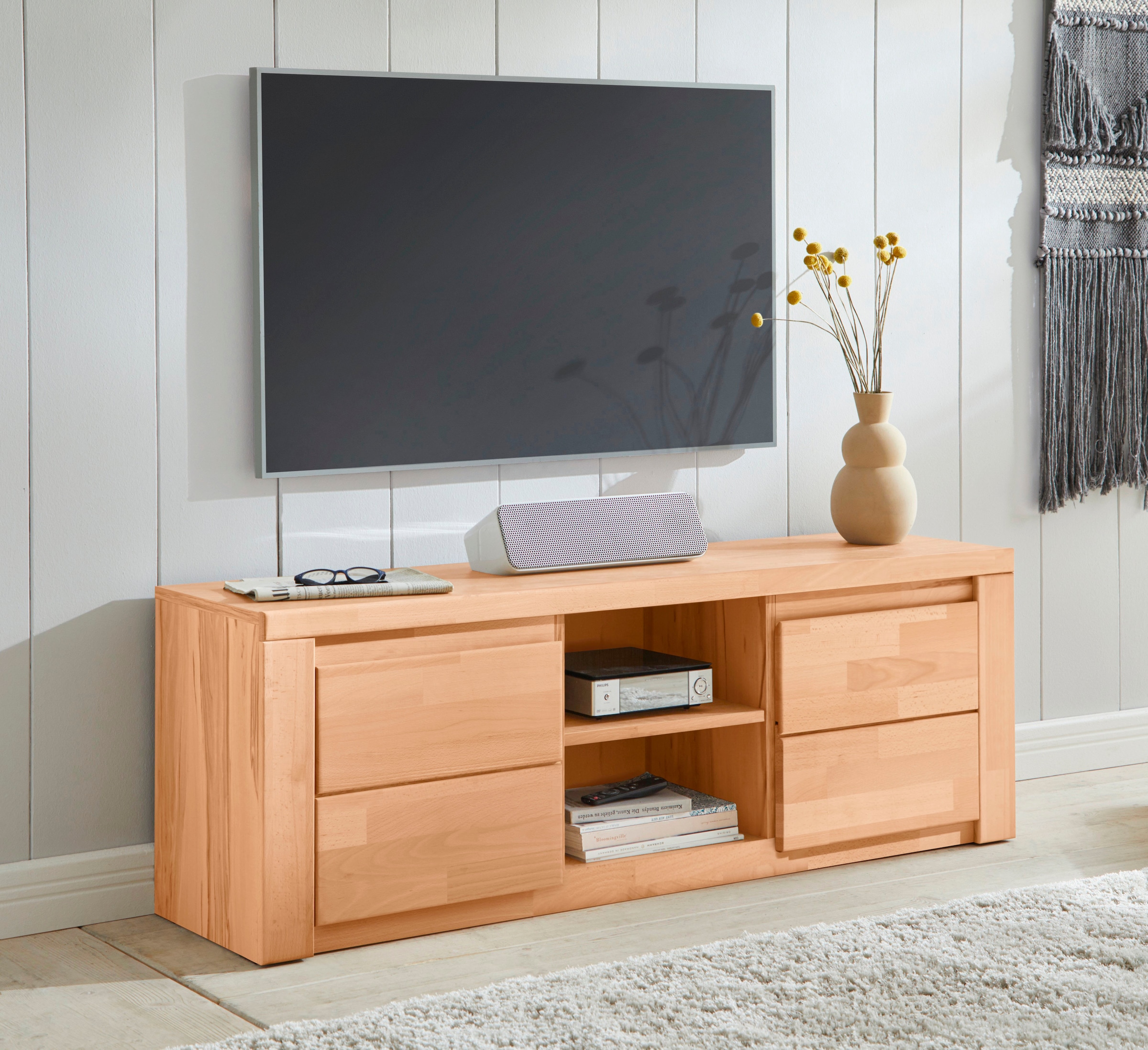 OTTO home Lowboard "Burani" grifflose Optik günstig online kaufen