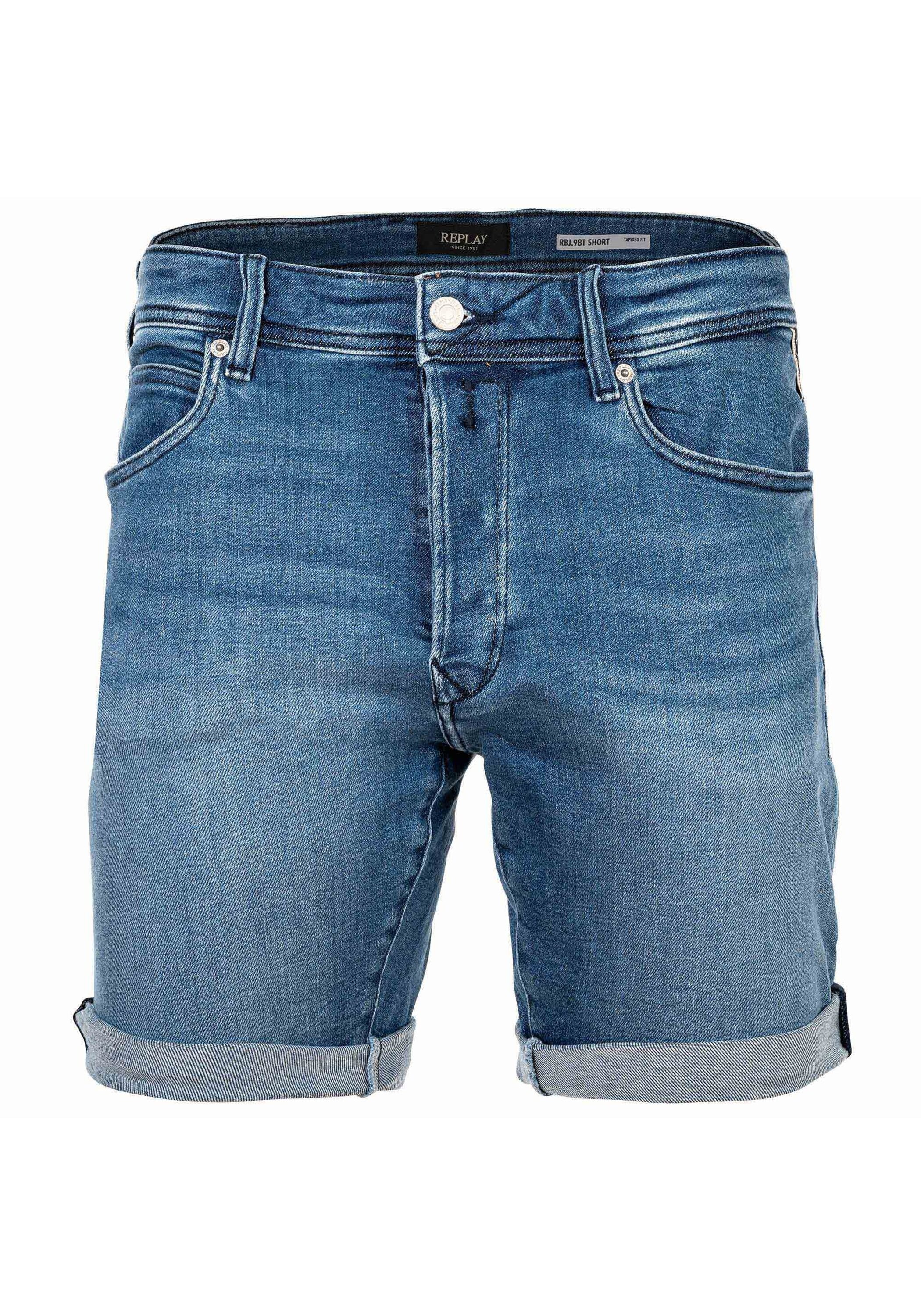 Replay Bermudas »Bermuda-Shorts POWER Stretch Denim 1er Pack«