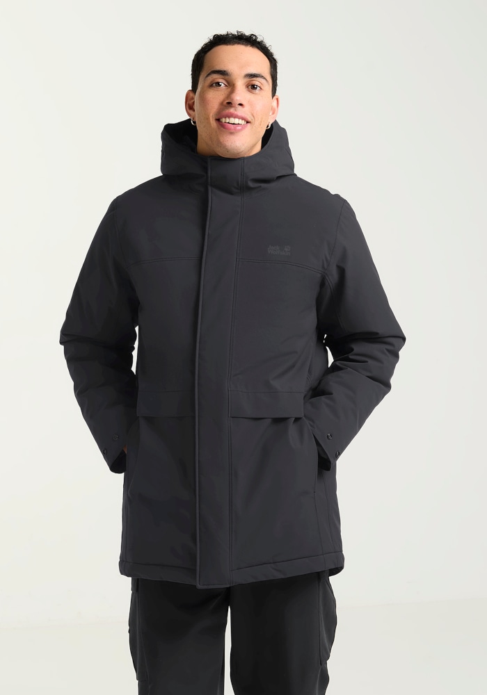 Jack Wolfskin Wintermantel "COLD CAMP COAT M" mit wasserdichtem TEXAPORE, winddicht, atmungsaktiv, aus Polyester