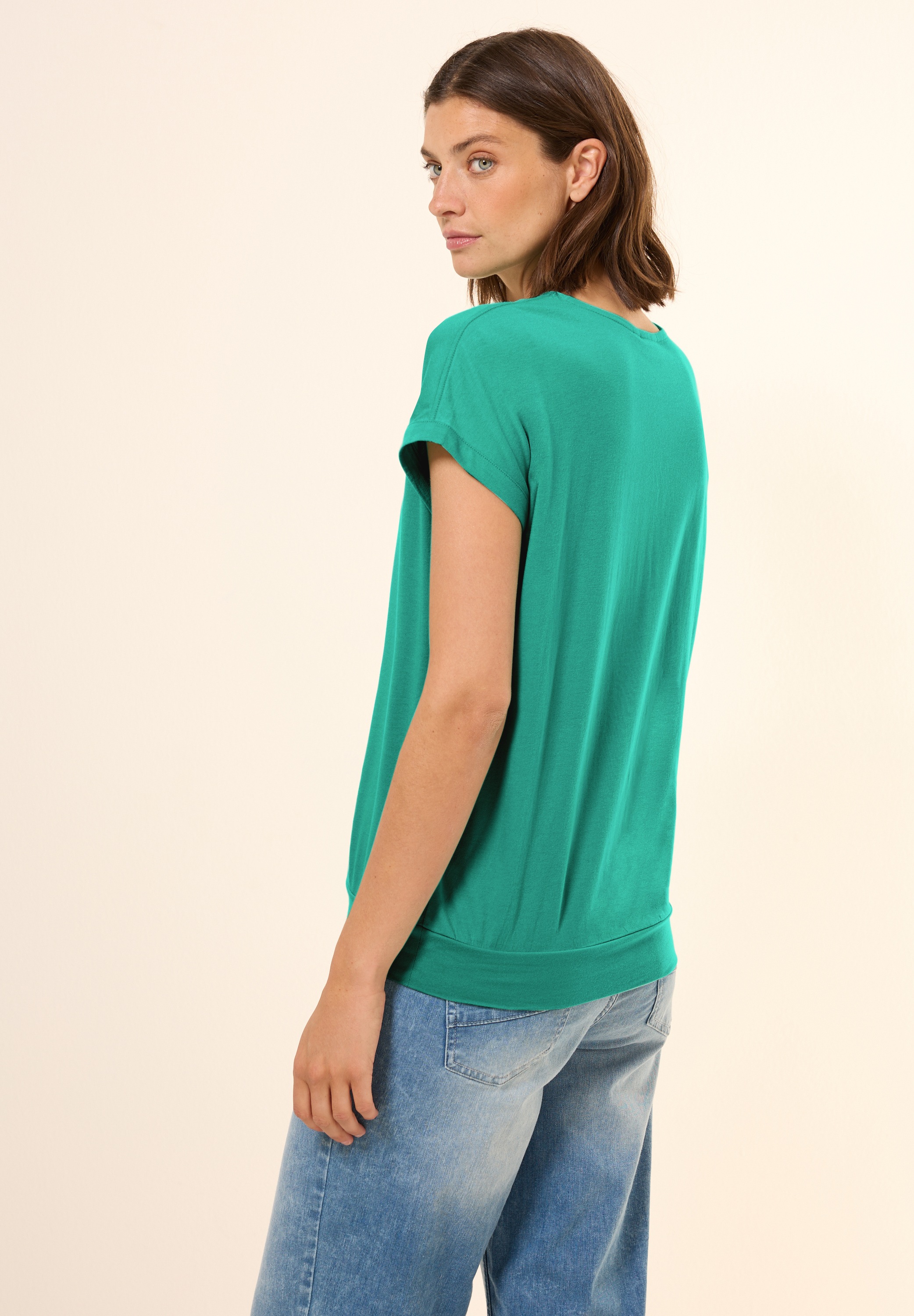 Cecil T-Shirt, im soften Baumwoll-Mix