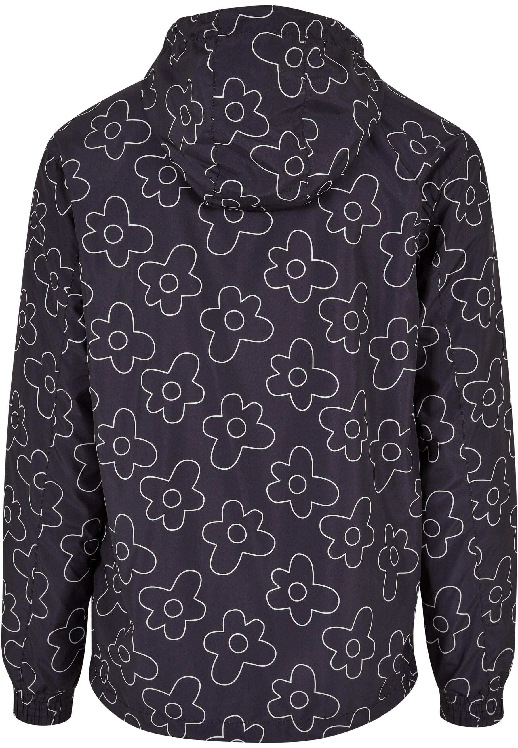 URBAN CLASSICS Windbreaker »Urban Classics Herren Flower AOP Pull Over Jacket«, (1 St.), mit Kapuze