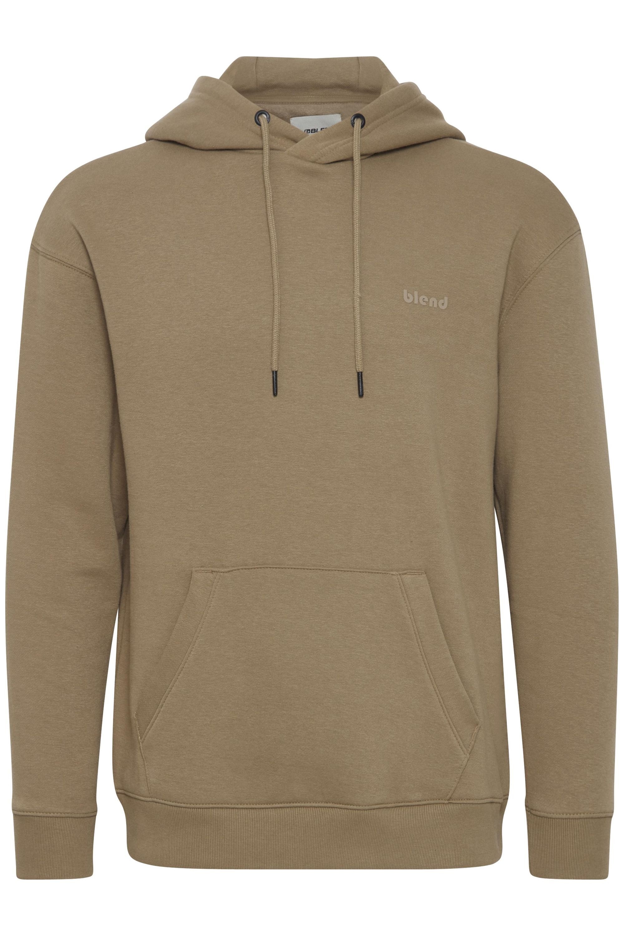 BLEND Herren Longpullover "Sweatshirtkapuzenpul BHDownton", grau, Gr. S, Obermaterial: 50% Baumwolle CO. 50% Polyester PES., Sweatshirts