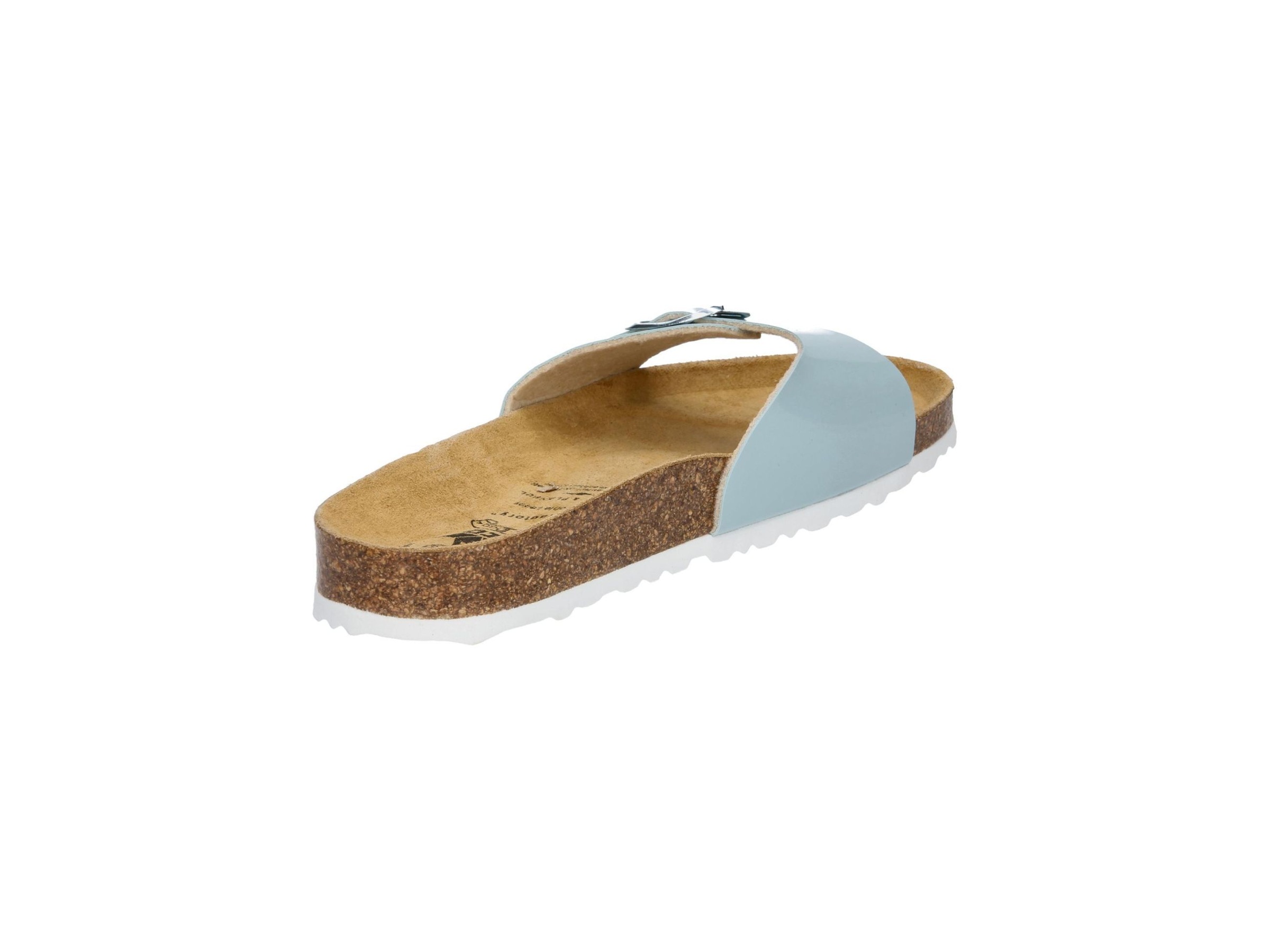 Pantolette LICO "Pantolette Bioline Once More", Damen, Gr. 42, grau, Synthetik, Schuhe Pantolette 3