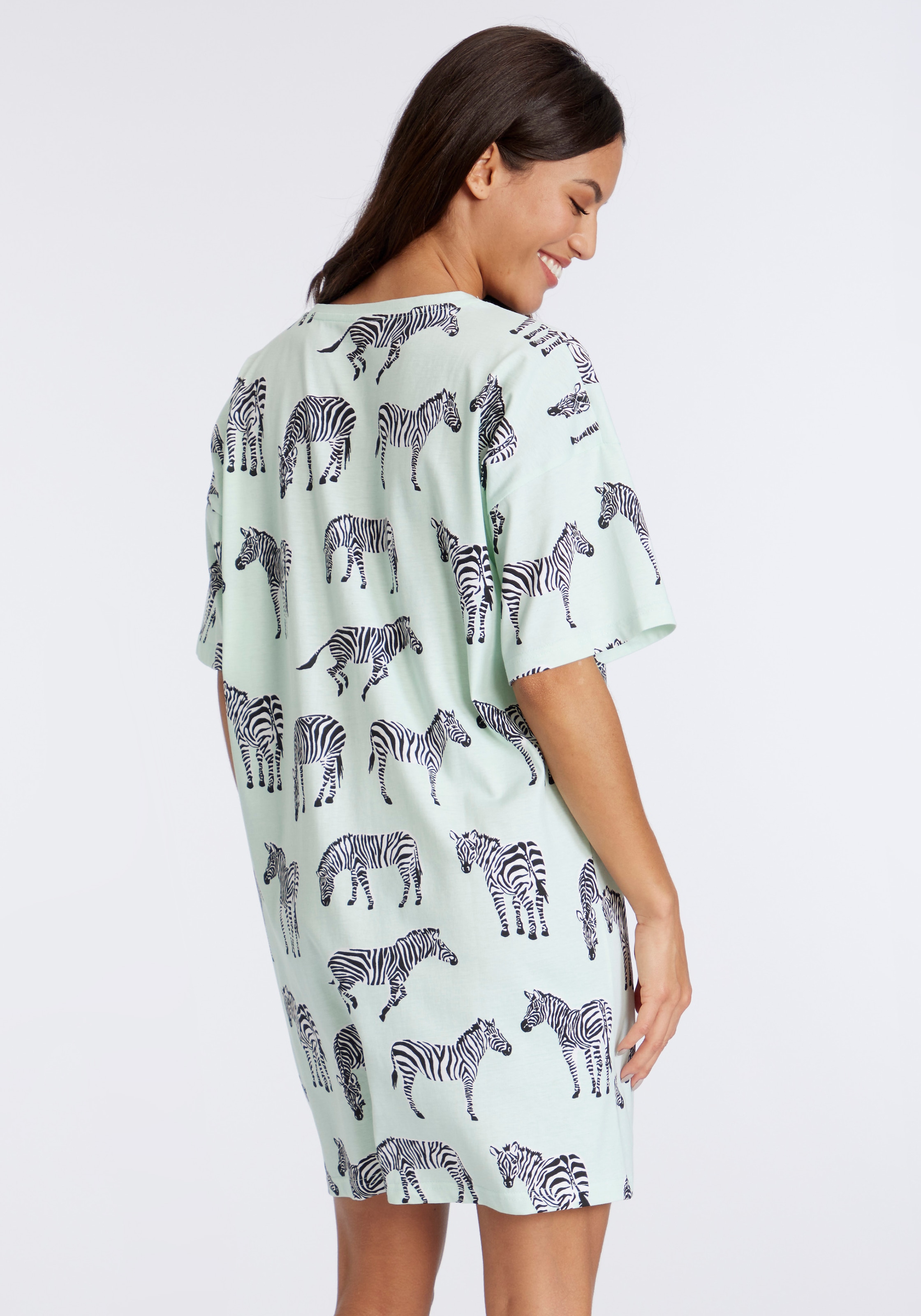 Vivance Dreams Sleepshirt, mt Animal Alloverprint