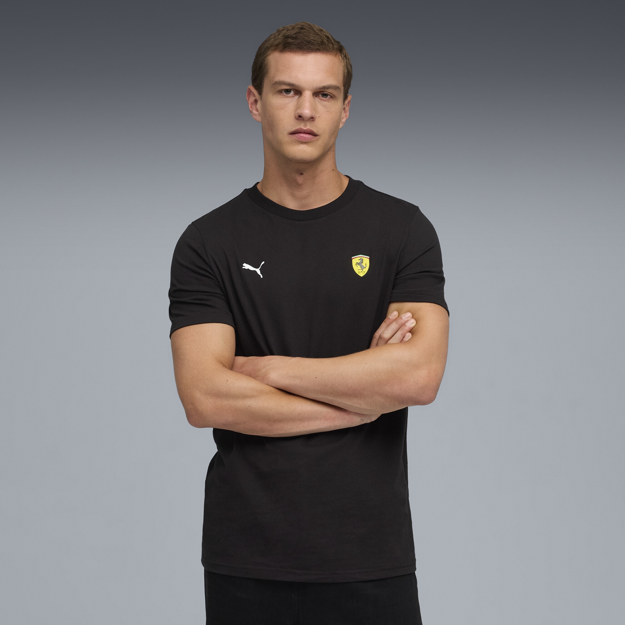 PUMA T-Shirt "Scuderia Ferrari Logo T-Shirt Herren" günstig online kaufen