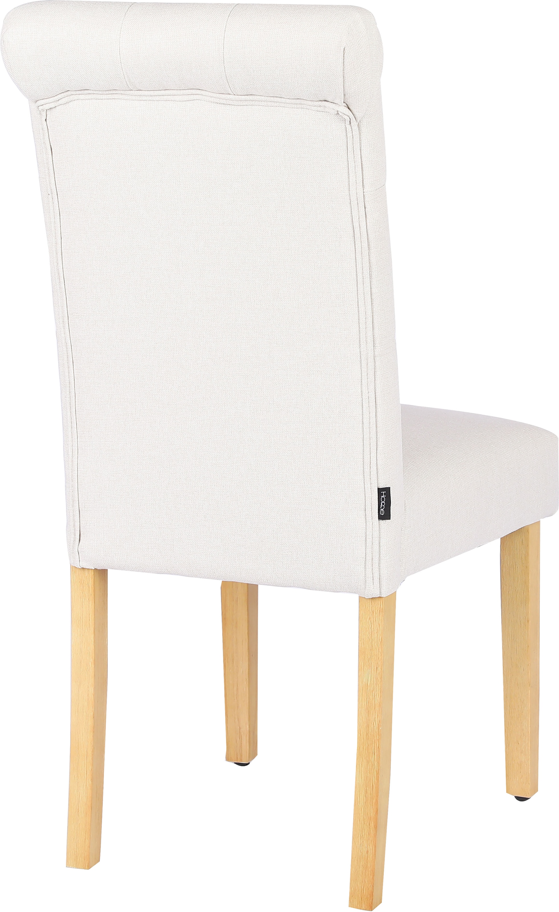 Home affaire Esszimmerstuhl »Liao, TOPSELLER!, 2er-Set«, (Set), pflegeleichter Webstoff Bezug, Knopfheftung, Sitzhöhe ca. 51 cm