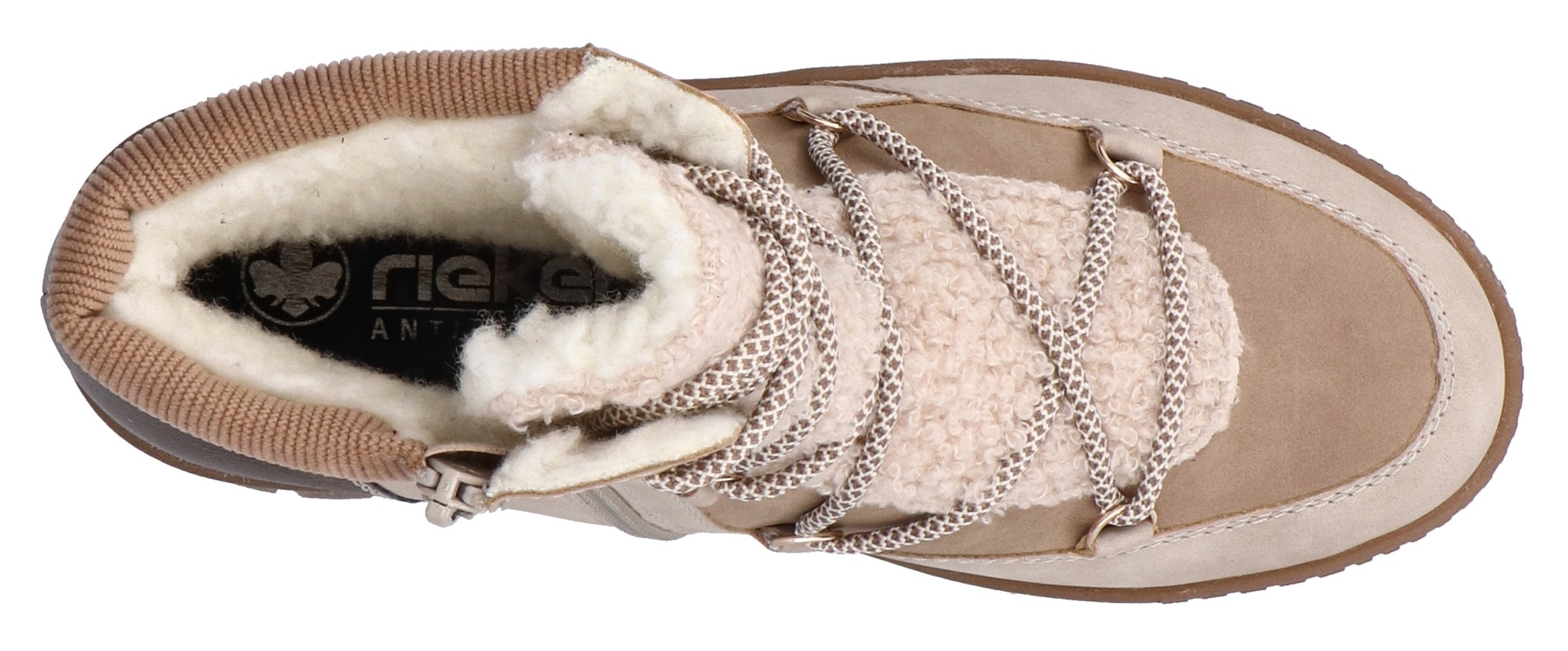 Rieker Winterboots  Schnürboots, Plateauboots, mit Warmfutter