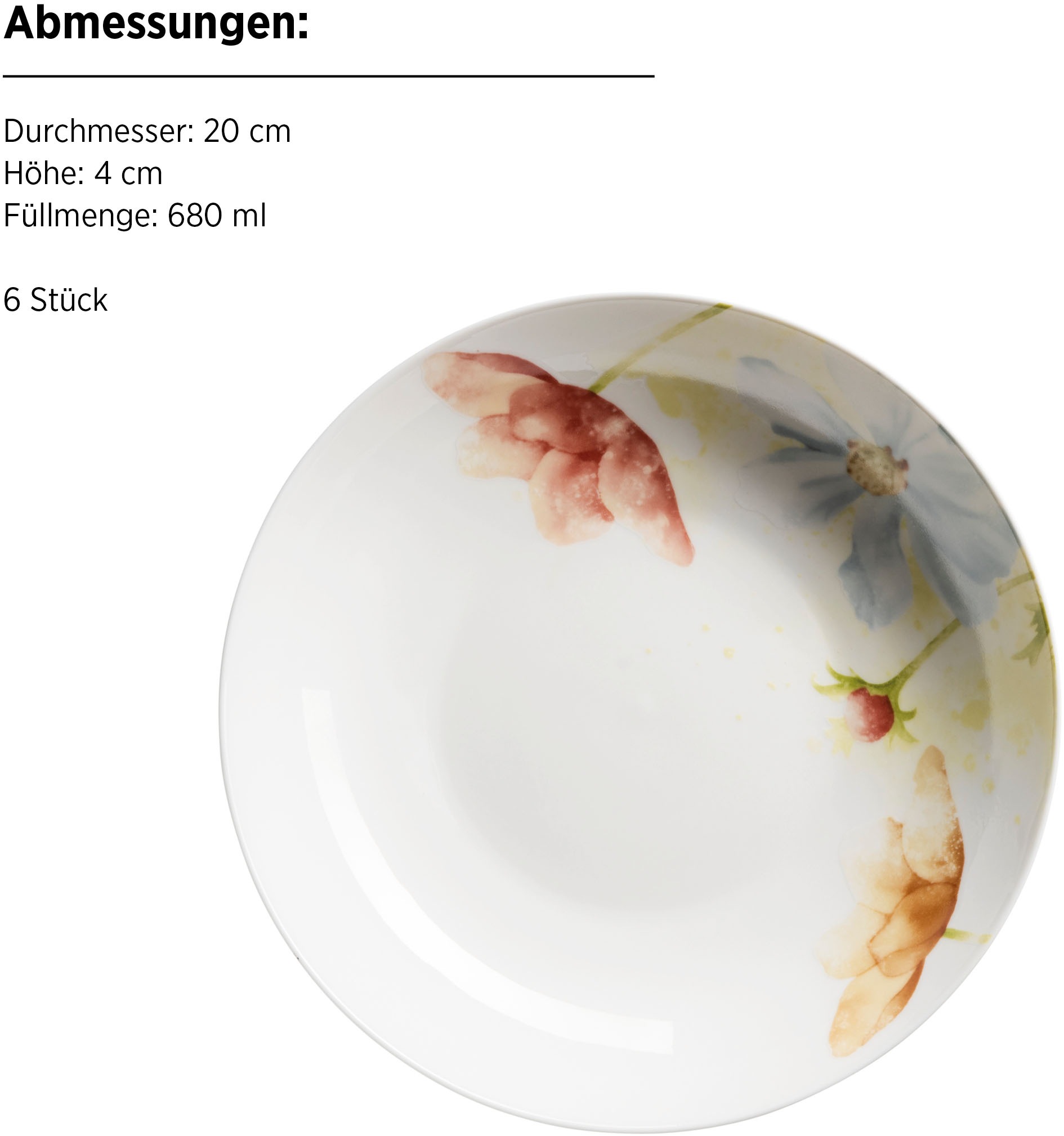 MÄSER Tafelservice »Amapola«