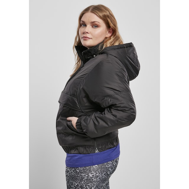 URBAN CLASSICS Outdoorjacke »Frauen Ladies Panel Padded Pull Over Jacket«, (1  St.), mit Kapuze für bestellen | BAUR