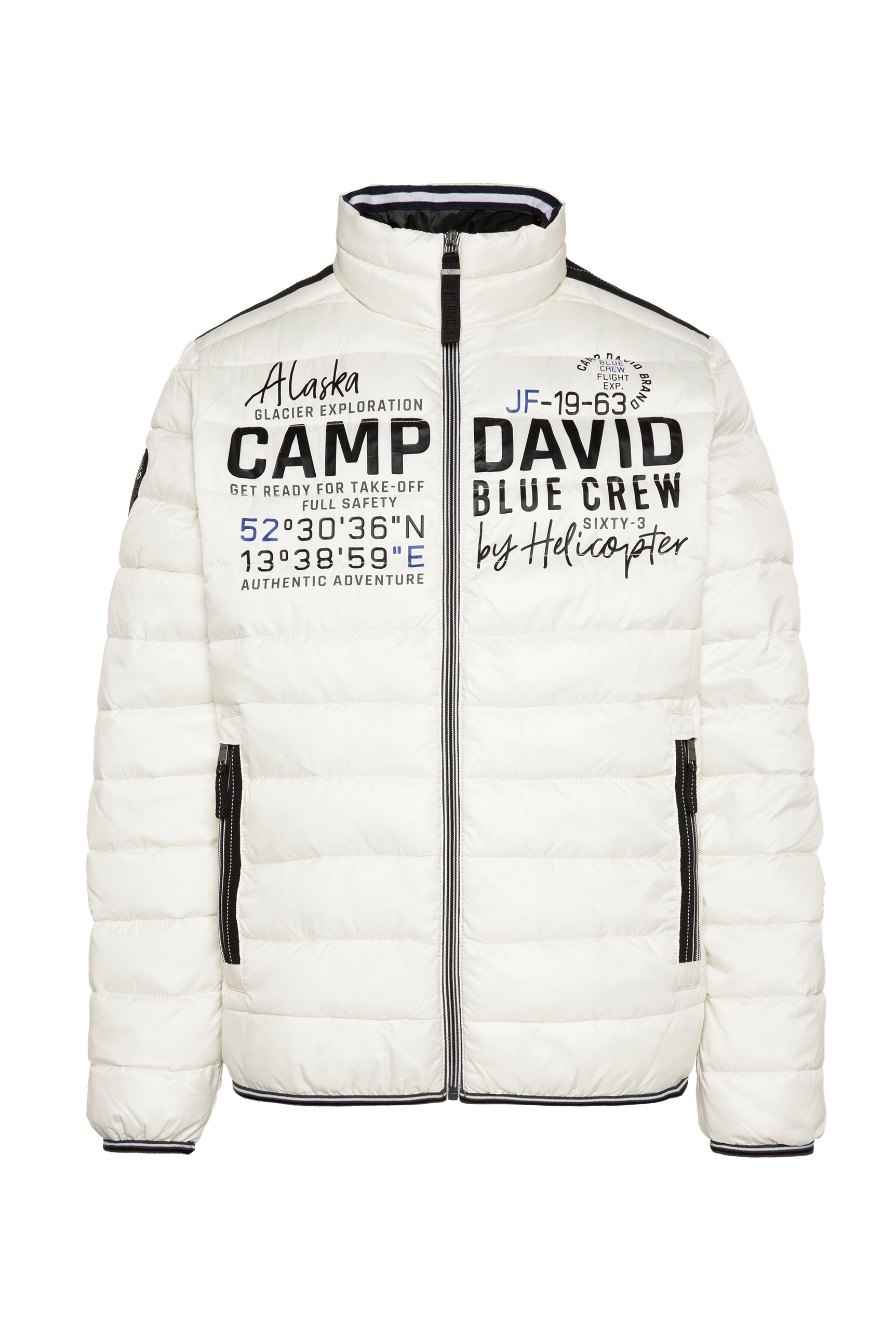 CAMP DAVID Outdoorjacke, ohne Kapuze, mit elastischem Saumabschluss
