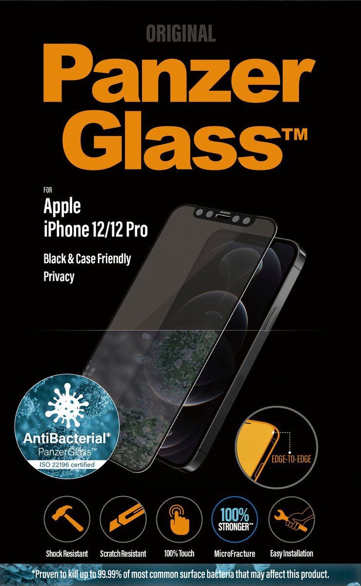 PanzerGlass Displayschutzglas »E2E iPhone 12/12 Pr...