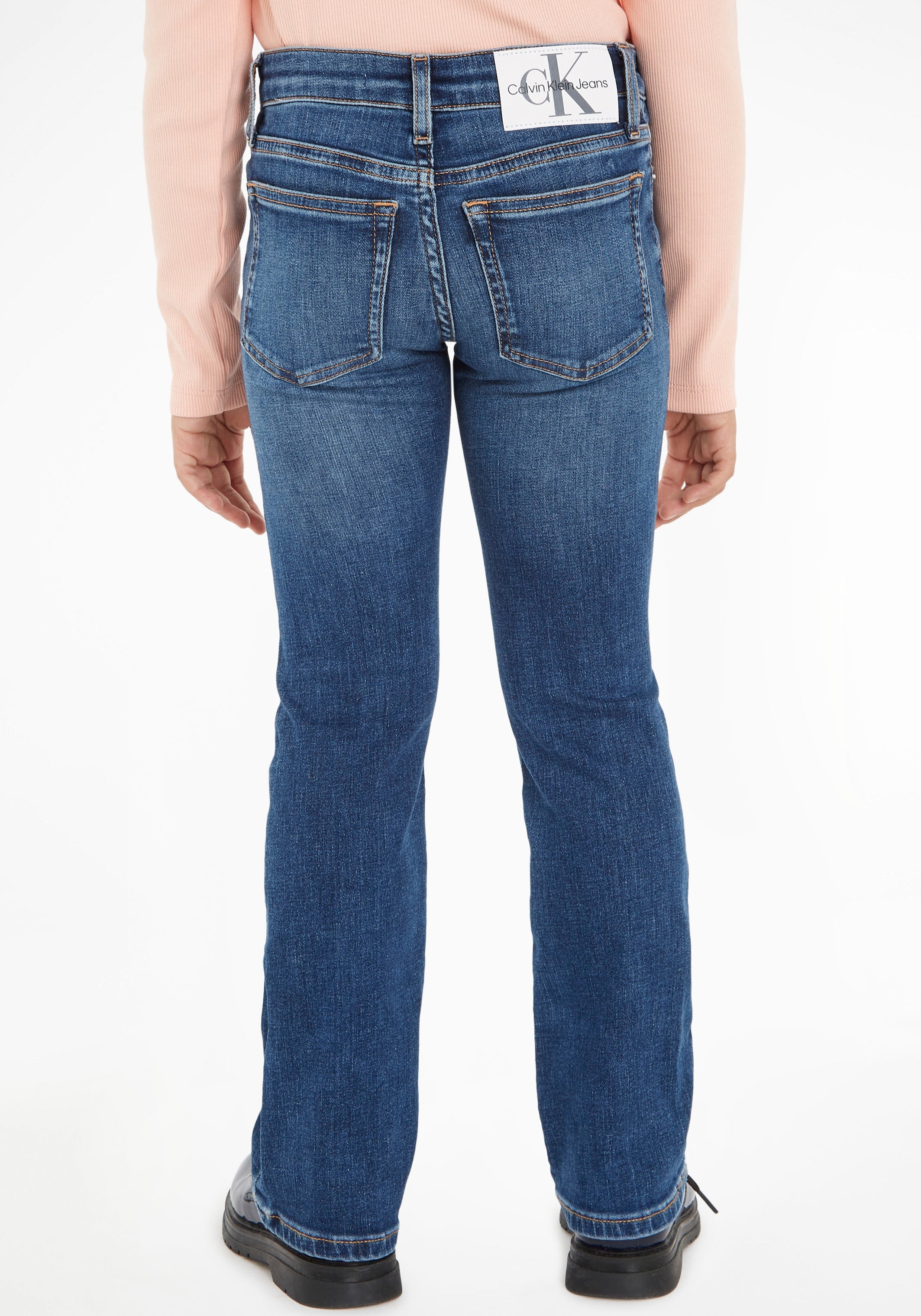 Calvin Klein Jeans Schlagjeans »MR FLARE ESS DARK BLUE«