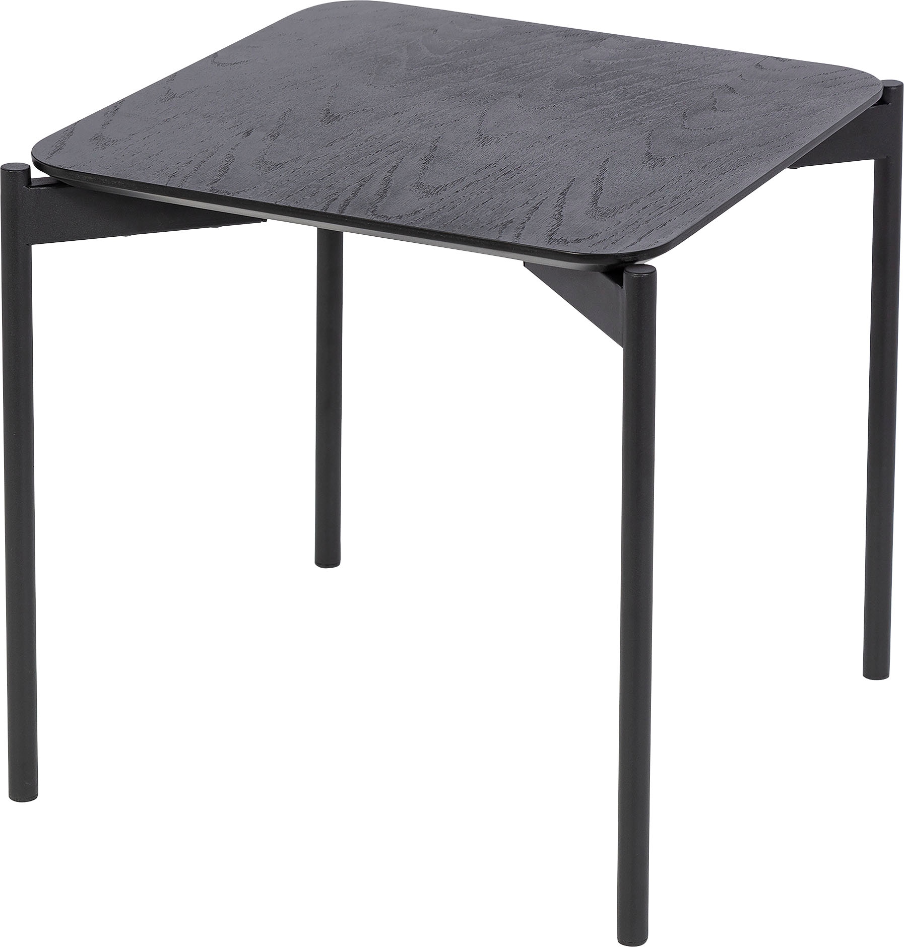 Homexperts Beistelltisch »Ida«, B 45 cm, quadratisch, in Eiche natur oder schwarz lackiert