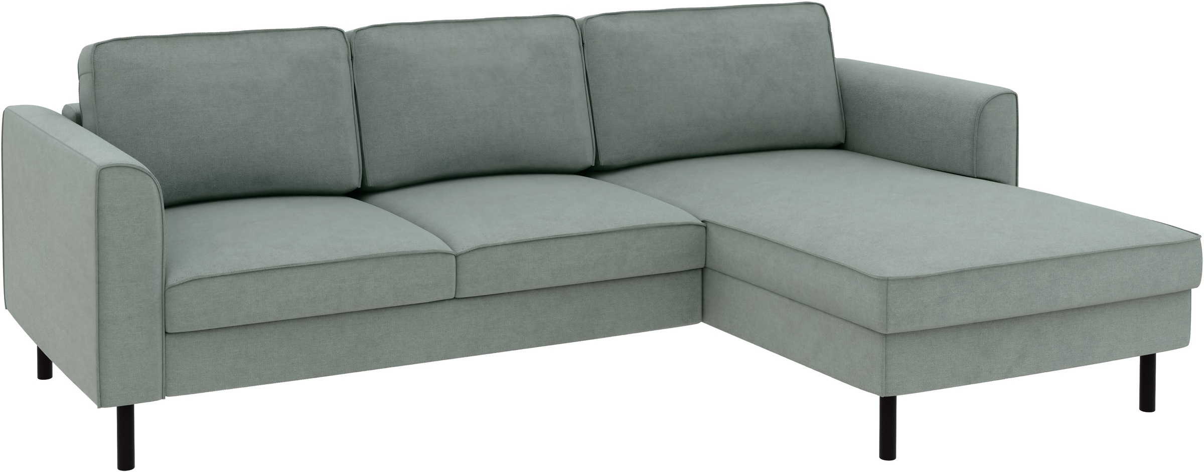 Home affaire Ecksofa »Booster Couch wahlweise mit Schlaffunktion und Bettkasten-auch in Cord«, Recamiere beidseitig montierbar, Sofa in L-Form, 232 cm