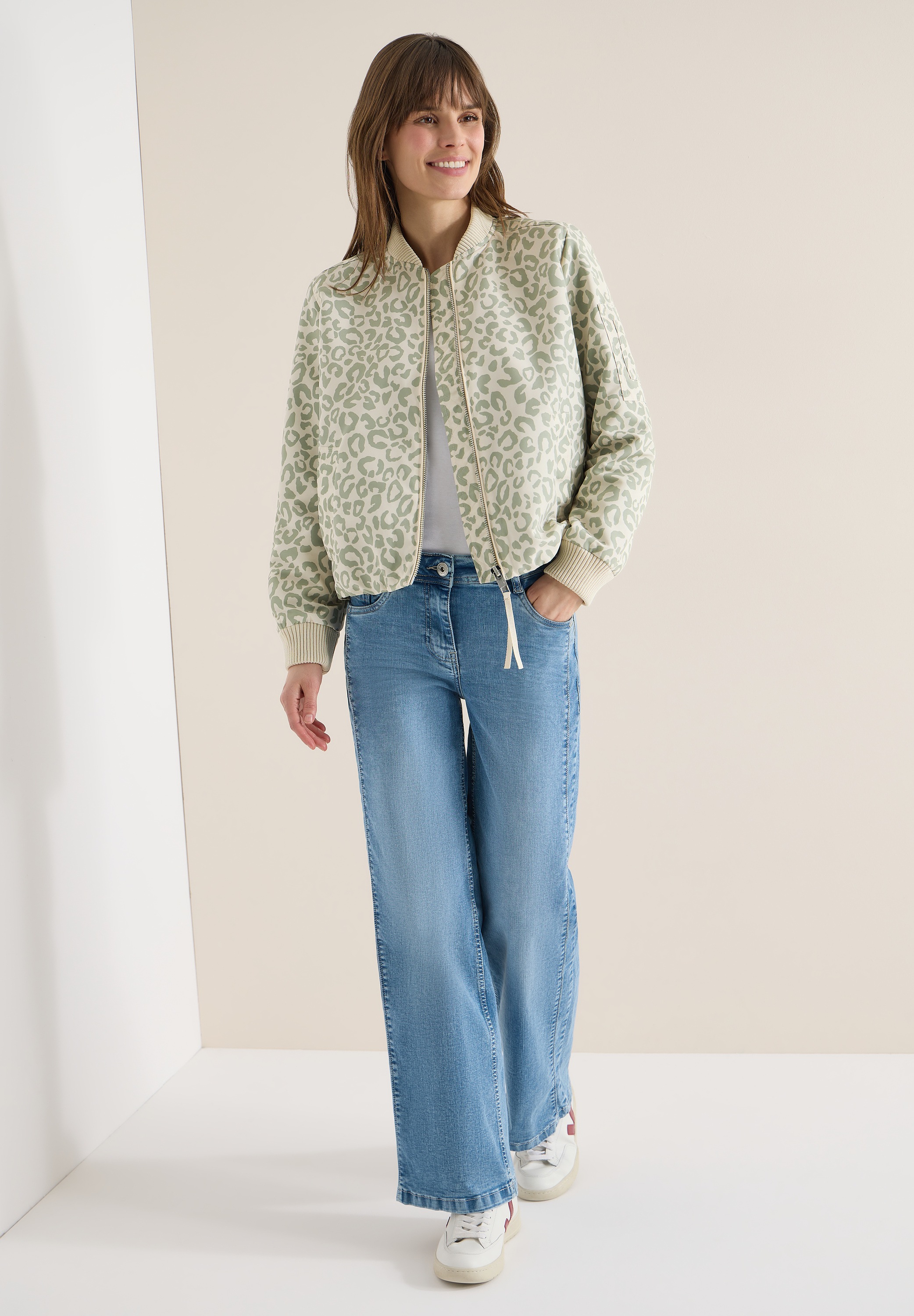 Thumbnail - Cecil Blouson ohne Kapuze im soften Baumwoll-Mix