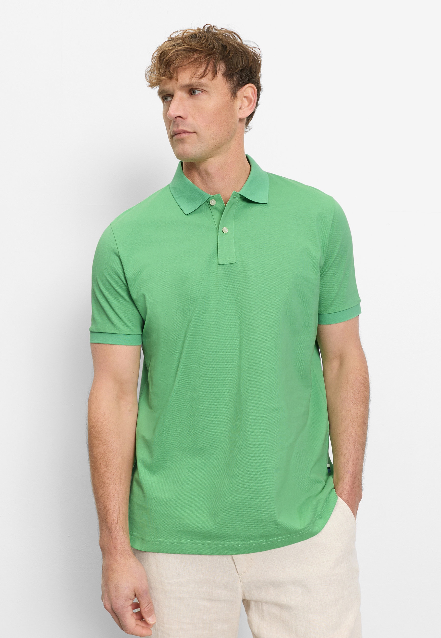 OLYMP Poloshirt "OLYMP Casual Wirk" günstig online kaufen
