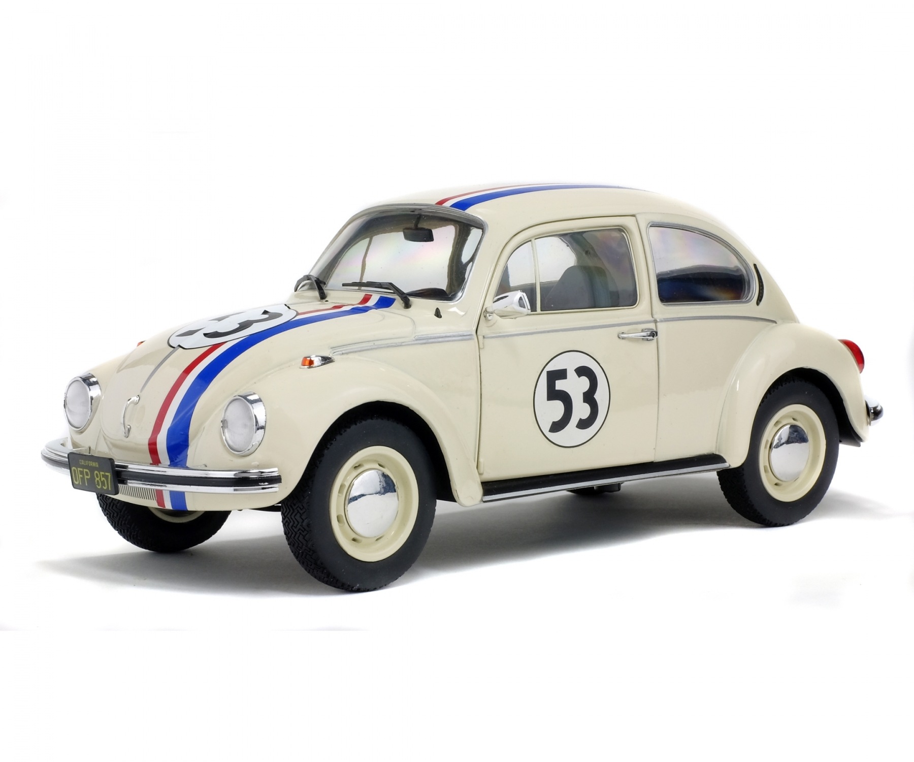 SOLIDO Kinder Modellauto "VW Käfer 1303 Racer Nr 53", beige, Metall, Modellfahrzeuge