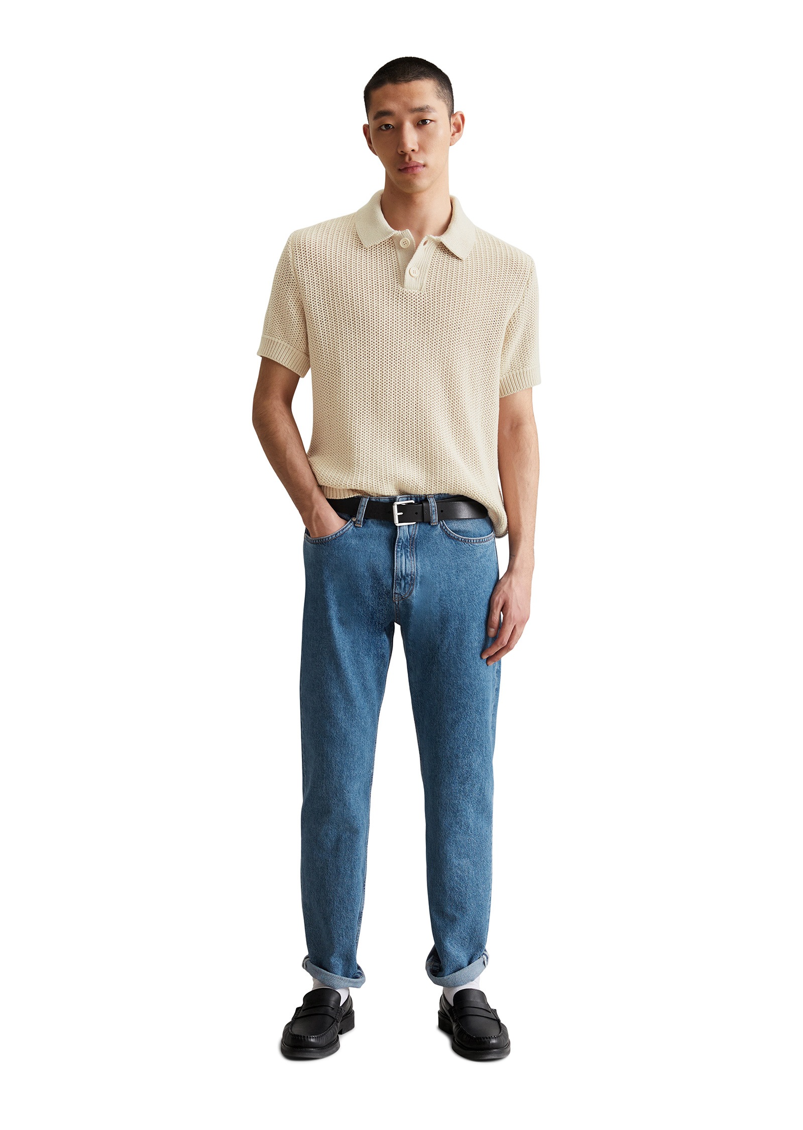 Marc O'Polo DENIM Poloshirt »aus reiner Bio-Baumwolle«