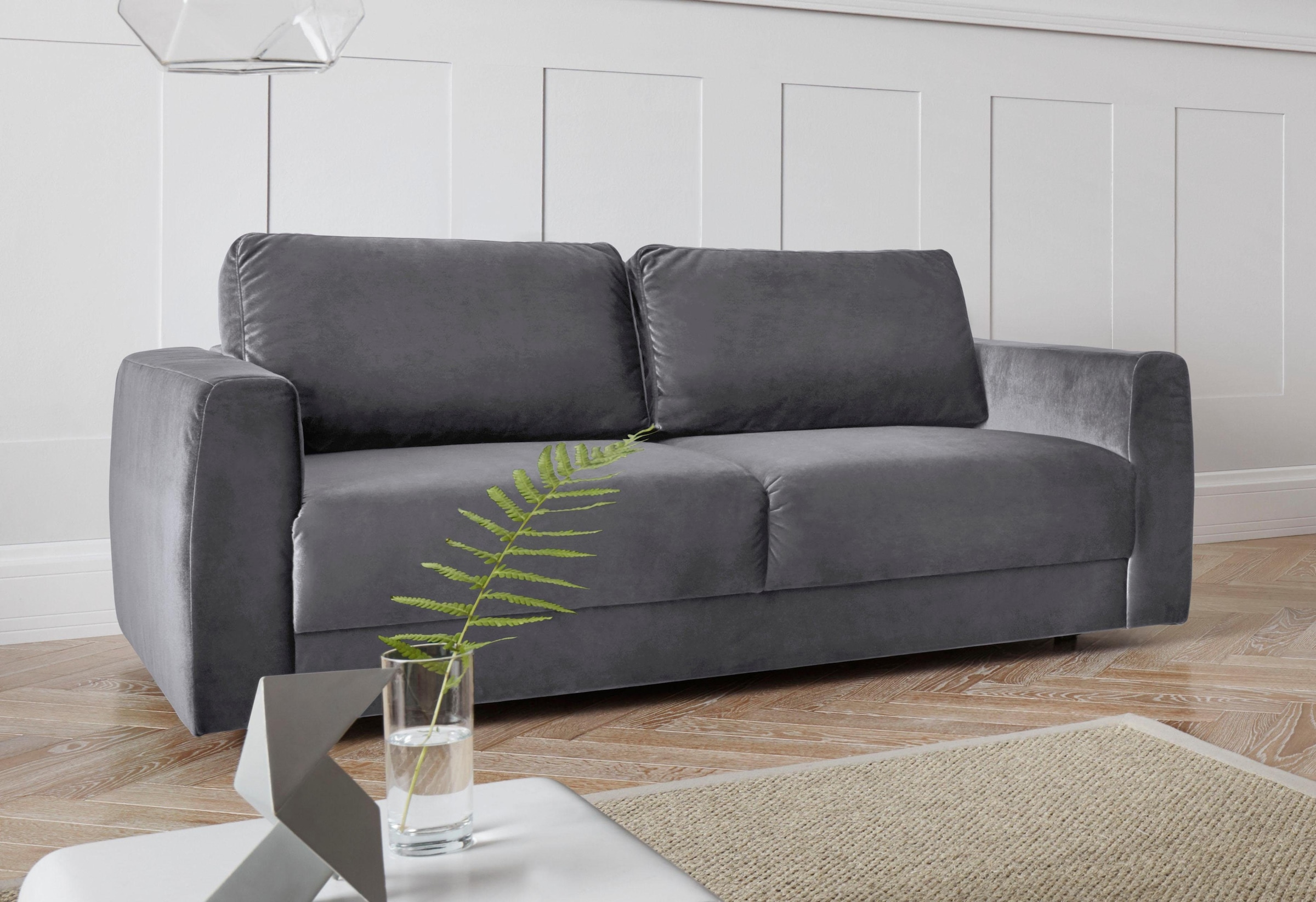 OTTO home 2-Sitzer "Hobro" in 3 Bezugsqualitäten in vielen Farben, Design b günstig online kaufen