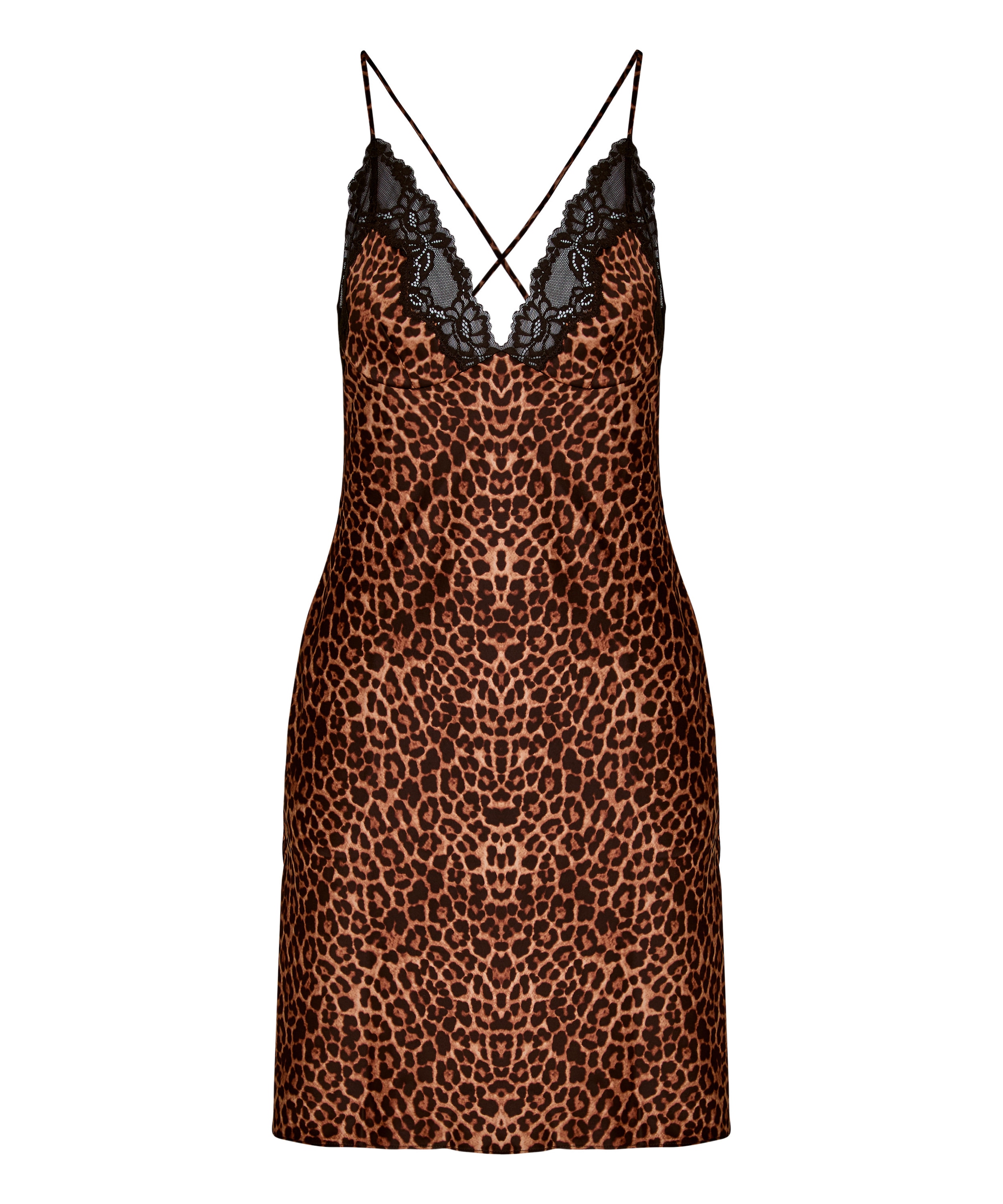 Hunkemöller Pyjama »Slipdress Leopard Gabrielle«