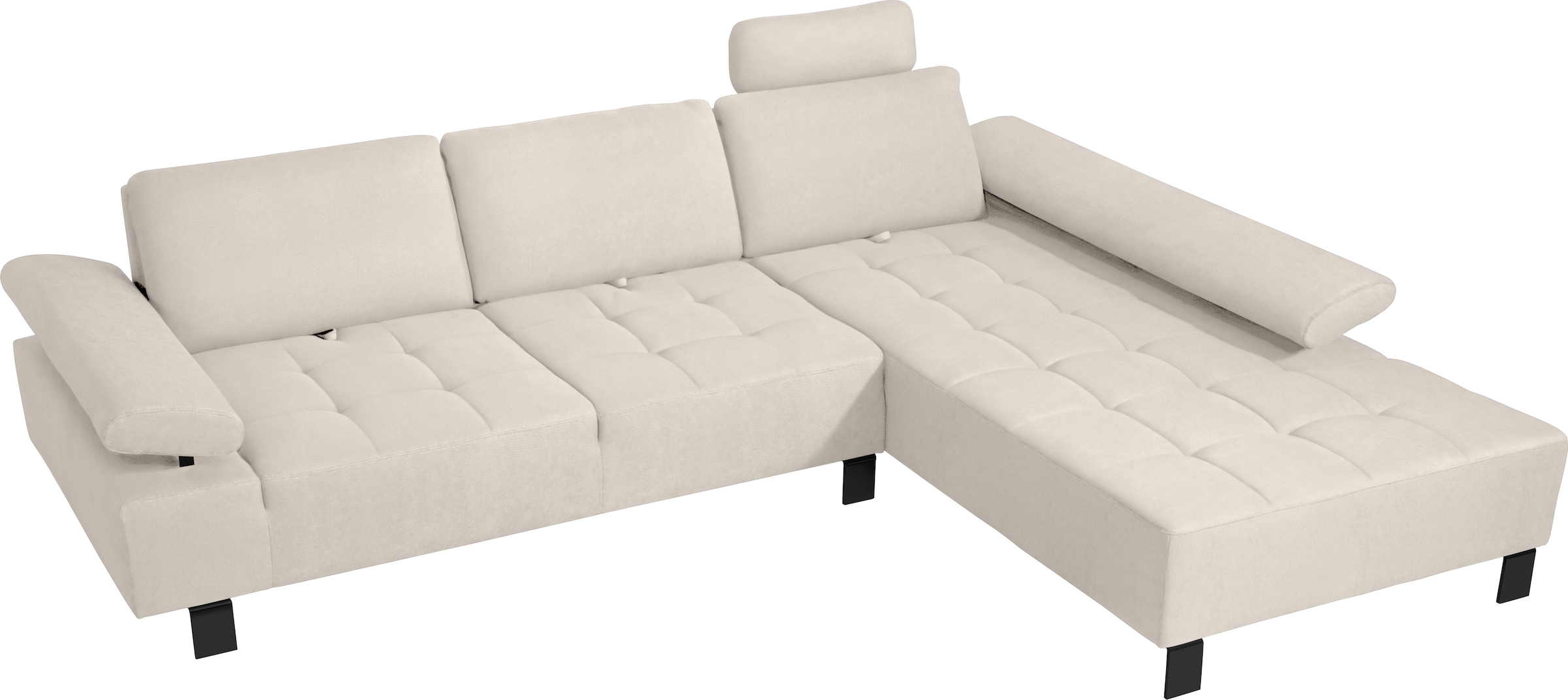 alina Ecksofa "Royce", inklusive Sitztiefenverstellung, 270 cm breit günstig online kaufen