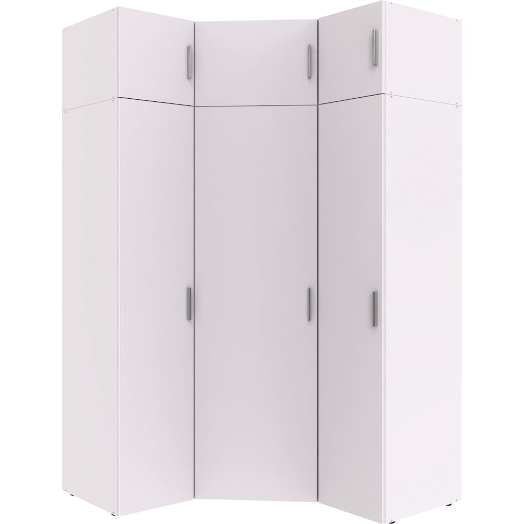 Wimex Schranksystem »Münster«, (Spar-Set, 6tlg: Eckschrank+ 2 Schränke 30cm breit+ 3 Aufsatzmodule)