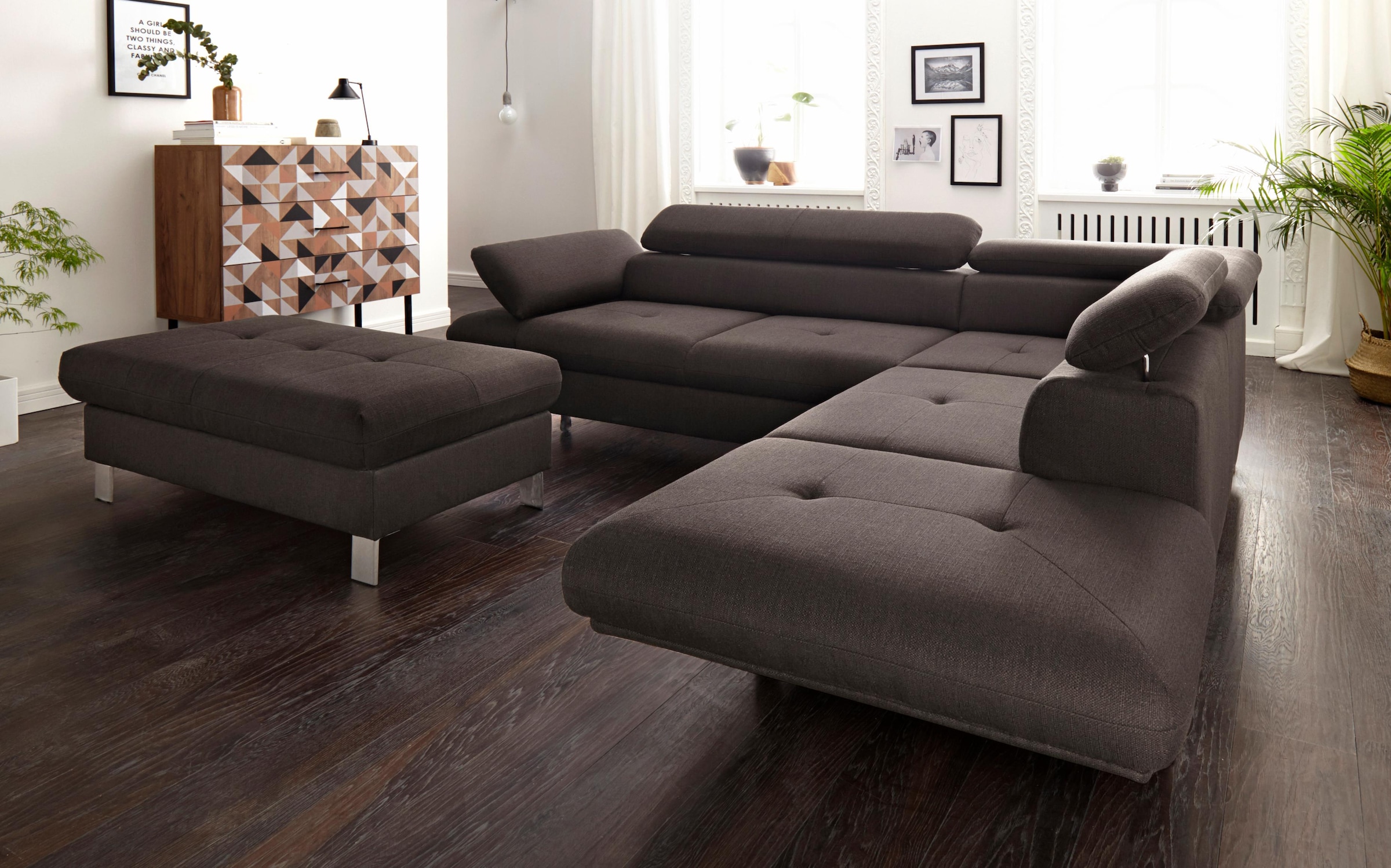exxpo | mit sofa fashion online BAUR Ecksofa kaufen Bettfunktion -