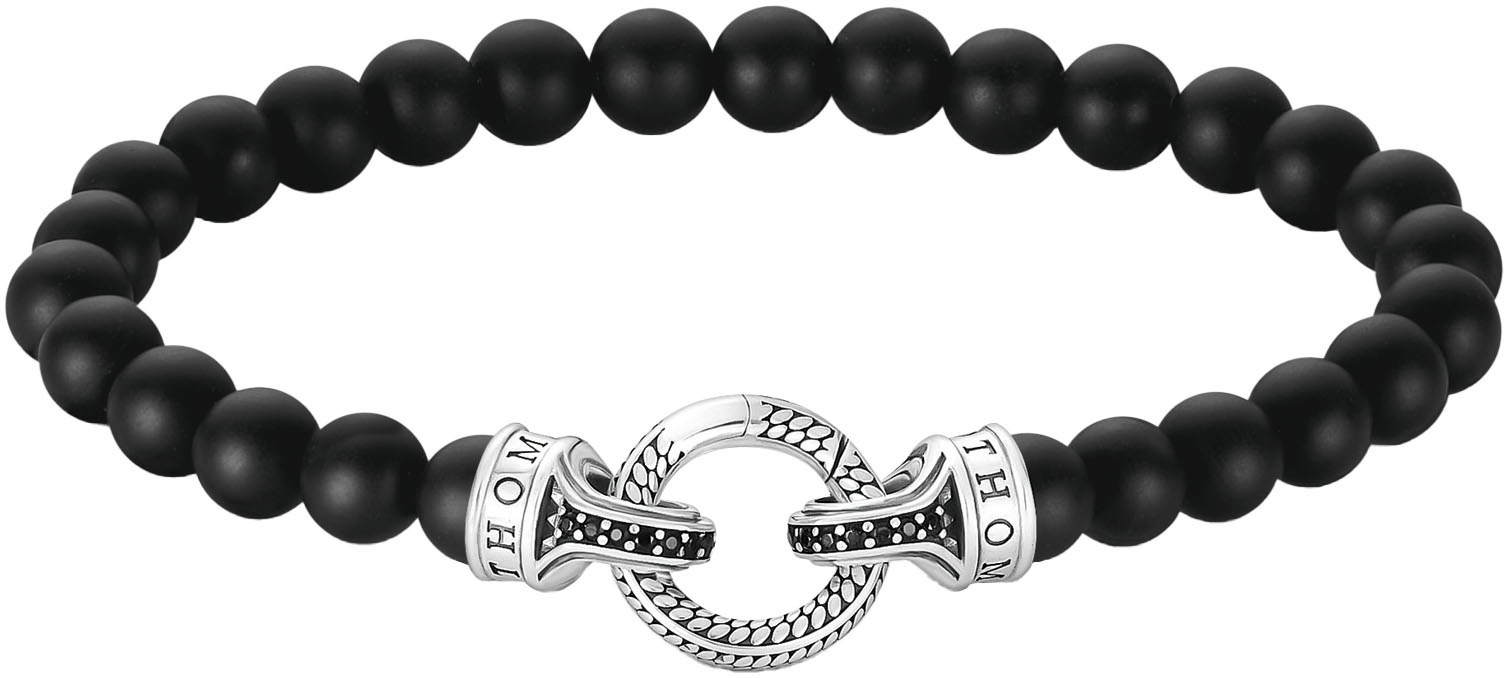 THOMAS SABO Аpyrankė »Bead Bracelet Obsidian A2191...