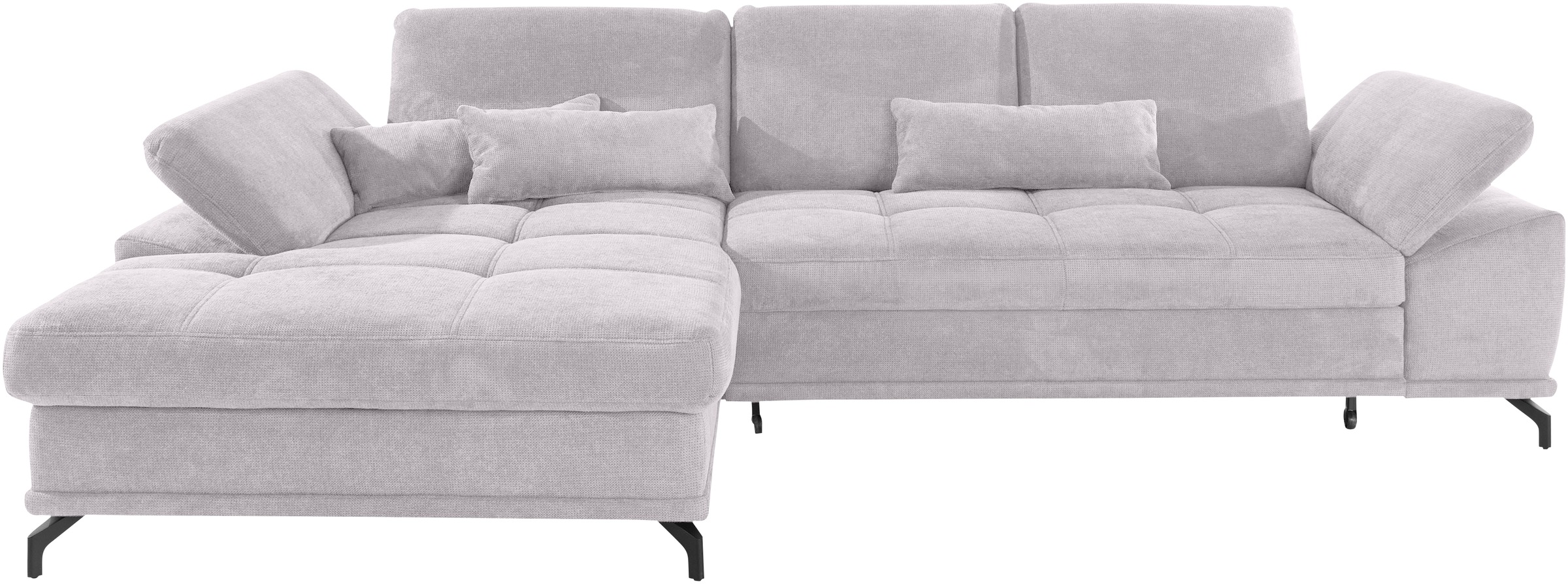 PLACES OF STYLE Ecksofa "Costello L-Form, B: 301 cm mit Sitztiefen-, Armtei günstig online kaufen