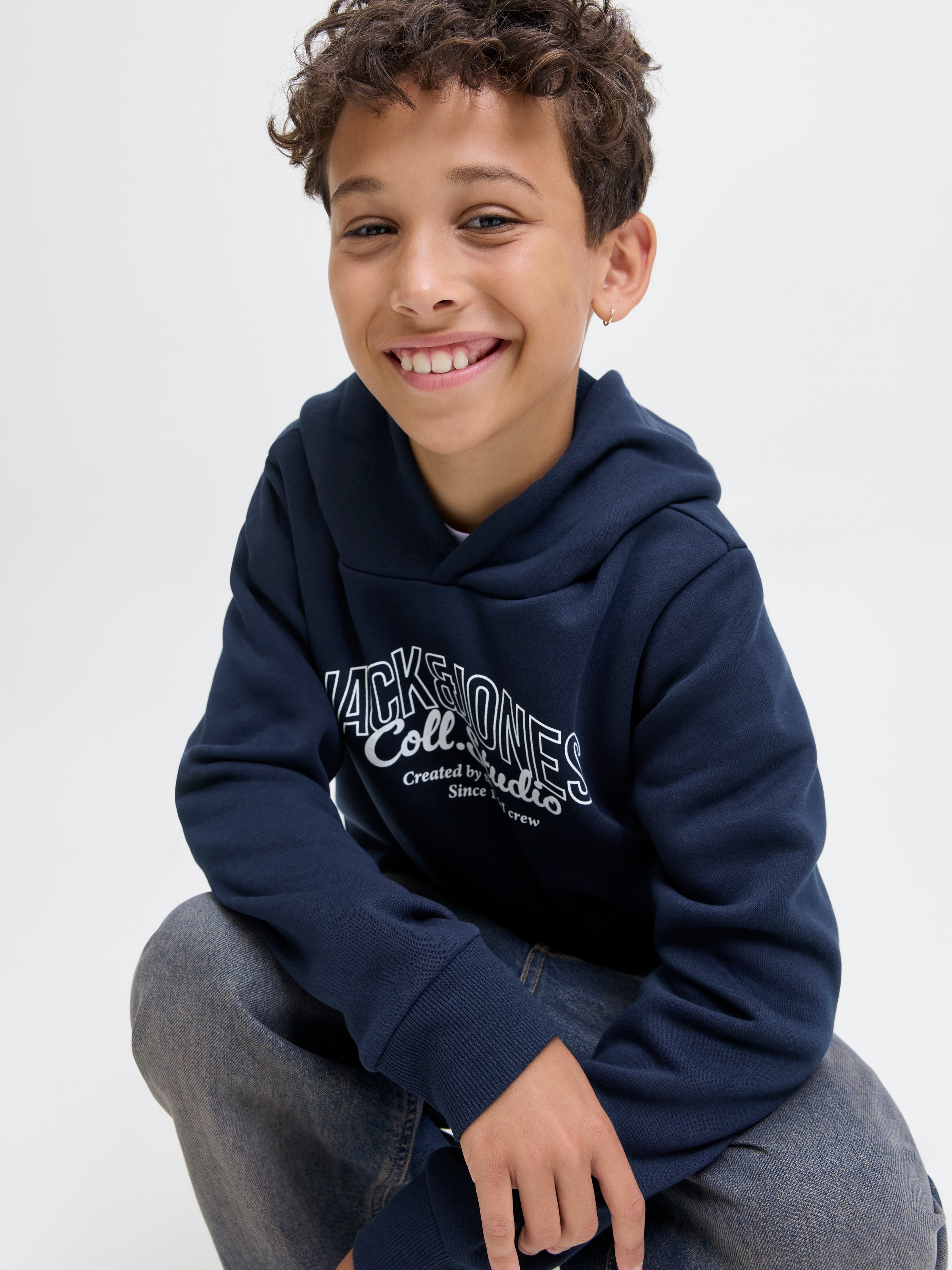 Thumbnail - Jack & Jones Junior Kapuzensweatshirt "JJMAKOTO SWEAT HOOD JNR"