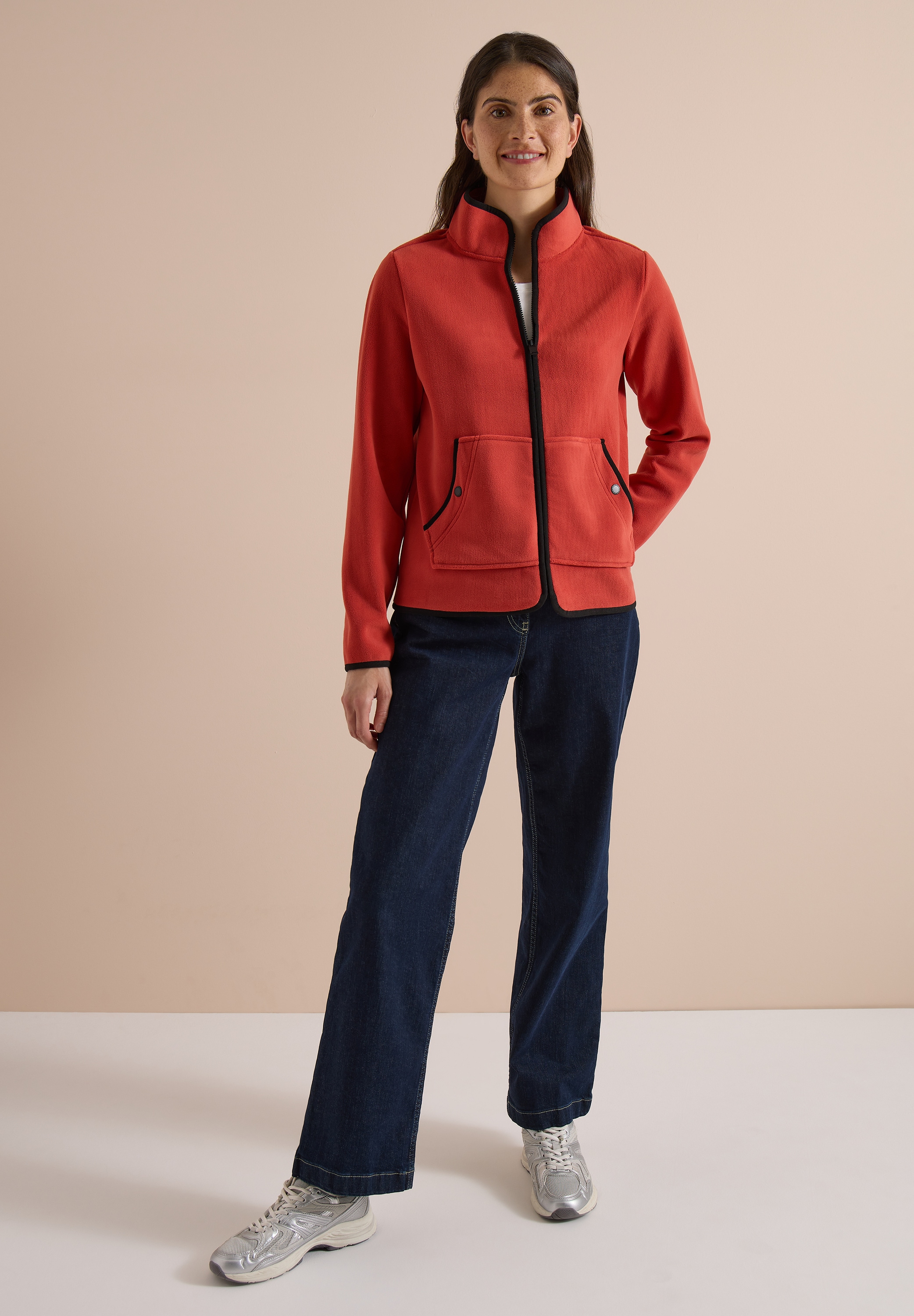 Cecil Sweatjacke mit Kängurutasche