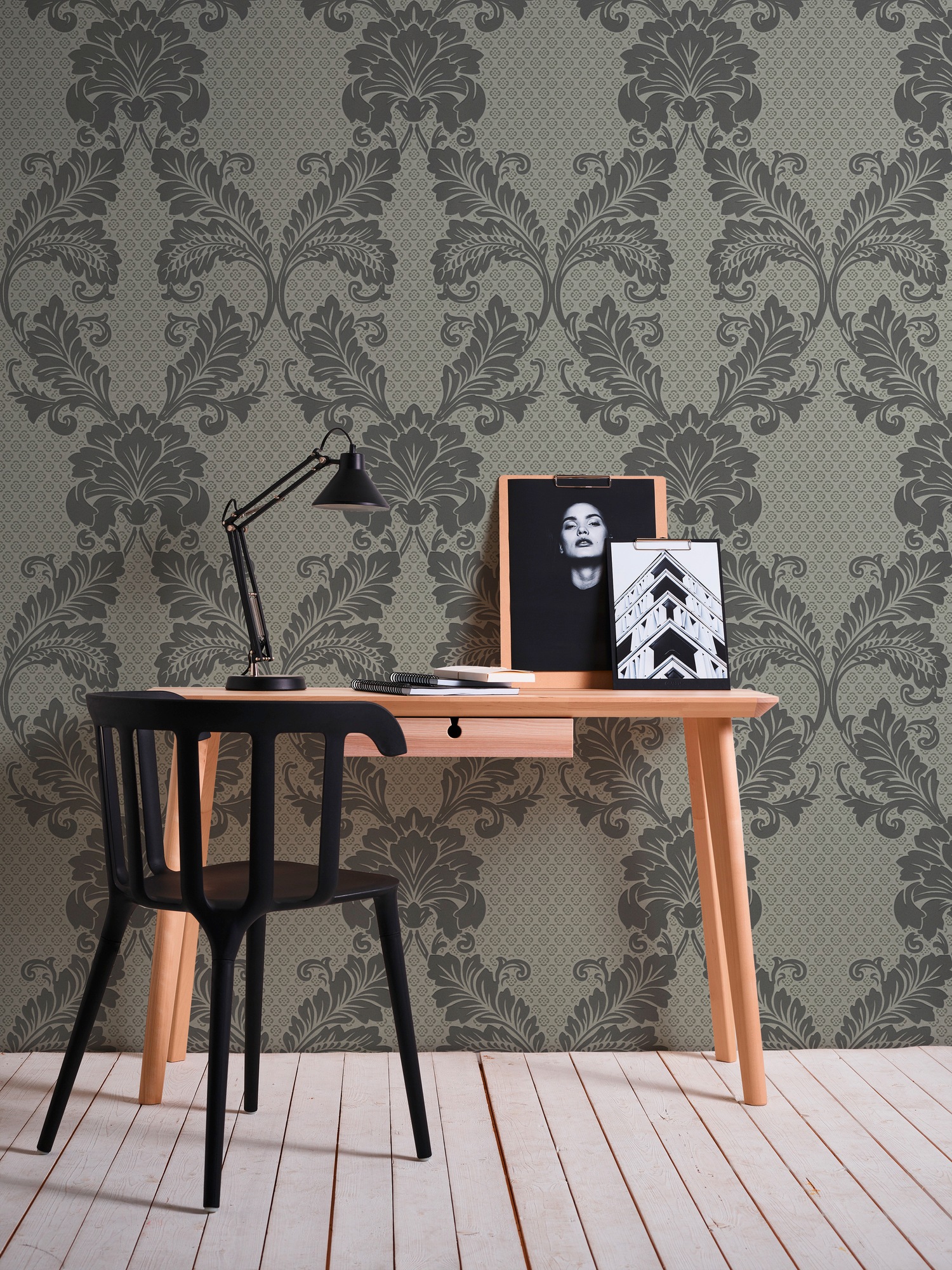 Architects Paper Vliestapete »Luxury wallpaper« Barock | gemustert | ornamental beflockt Ornament Tapete Barock Tapeten Wohnzimmer Schlafzimmer Küche Flur Büro
