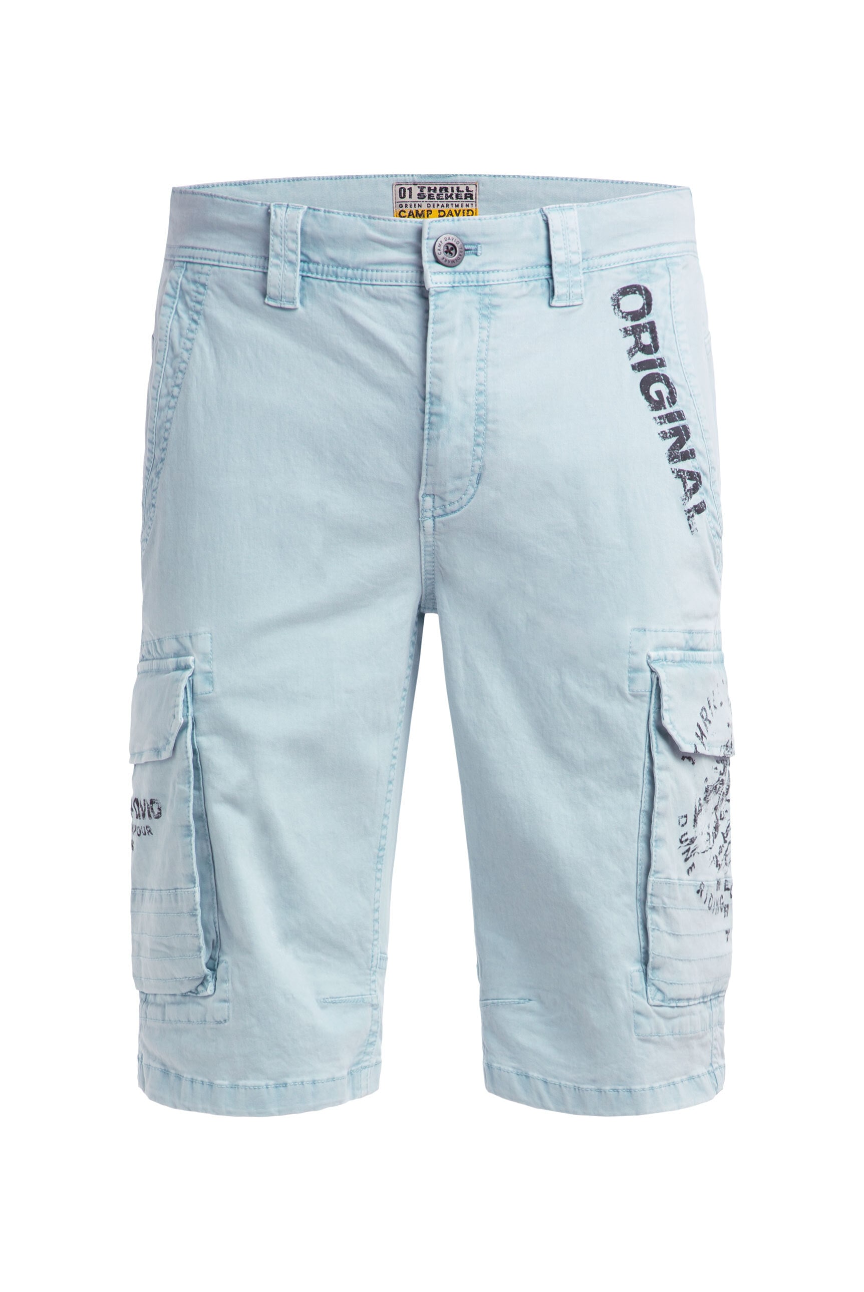 CAMP DAVID Shorts  mit Bindeband innen am Bund