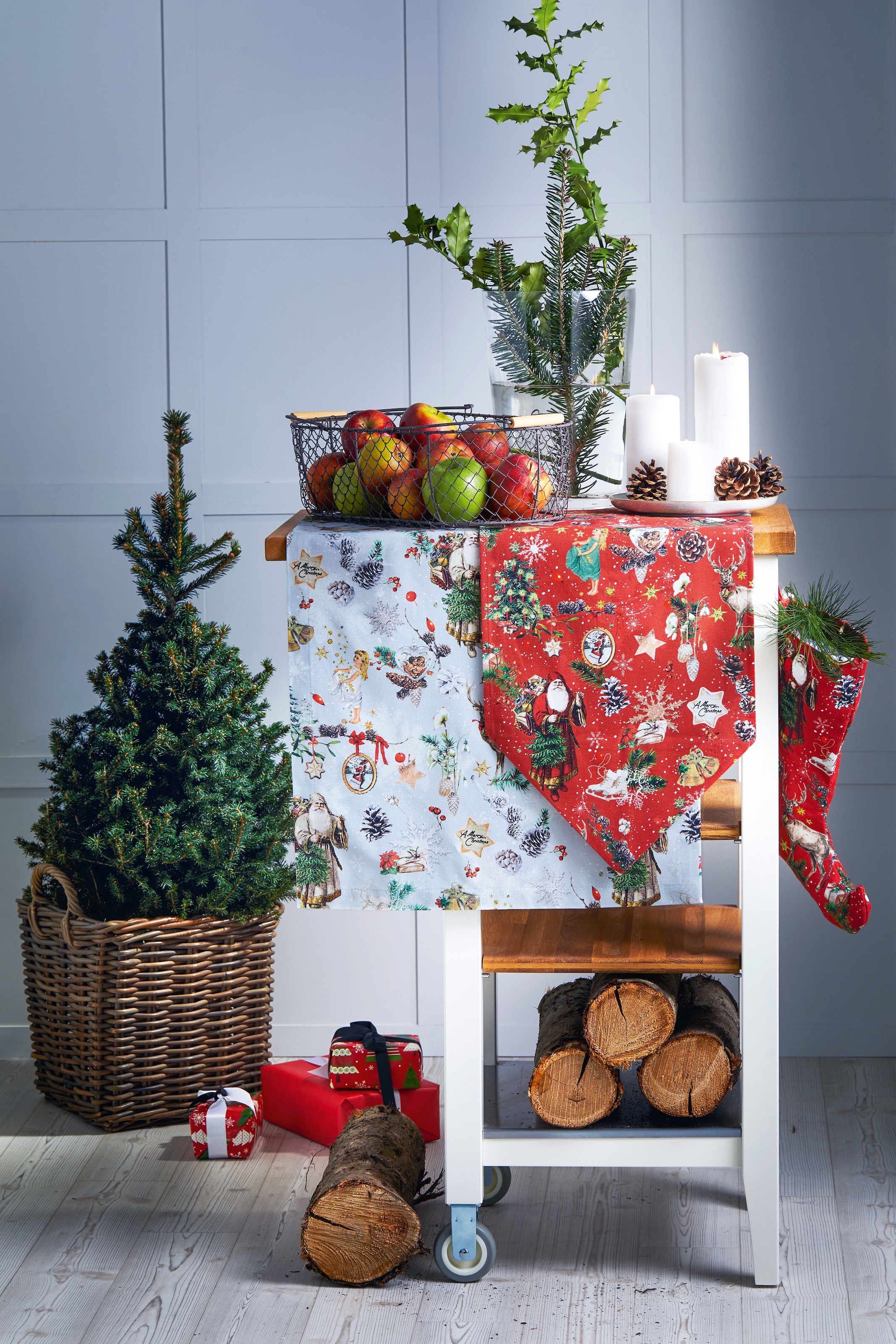 bestellen Weihnachten«, Winterwelt, BAUR | (1 Weihnachtsdeko, Digitaldruck St.), APELT Tischläufer »3610