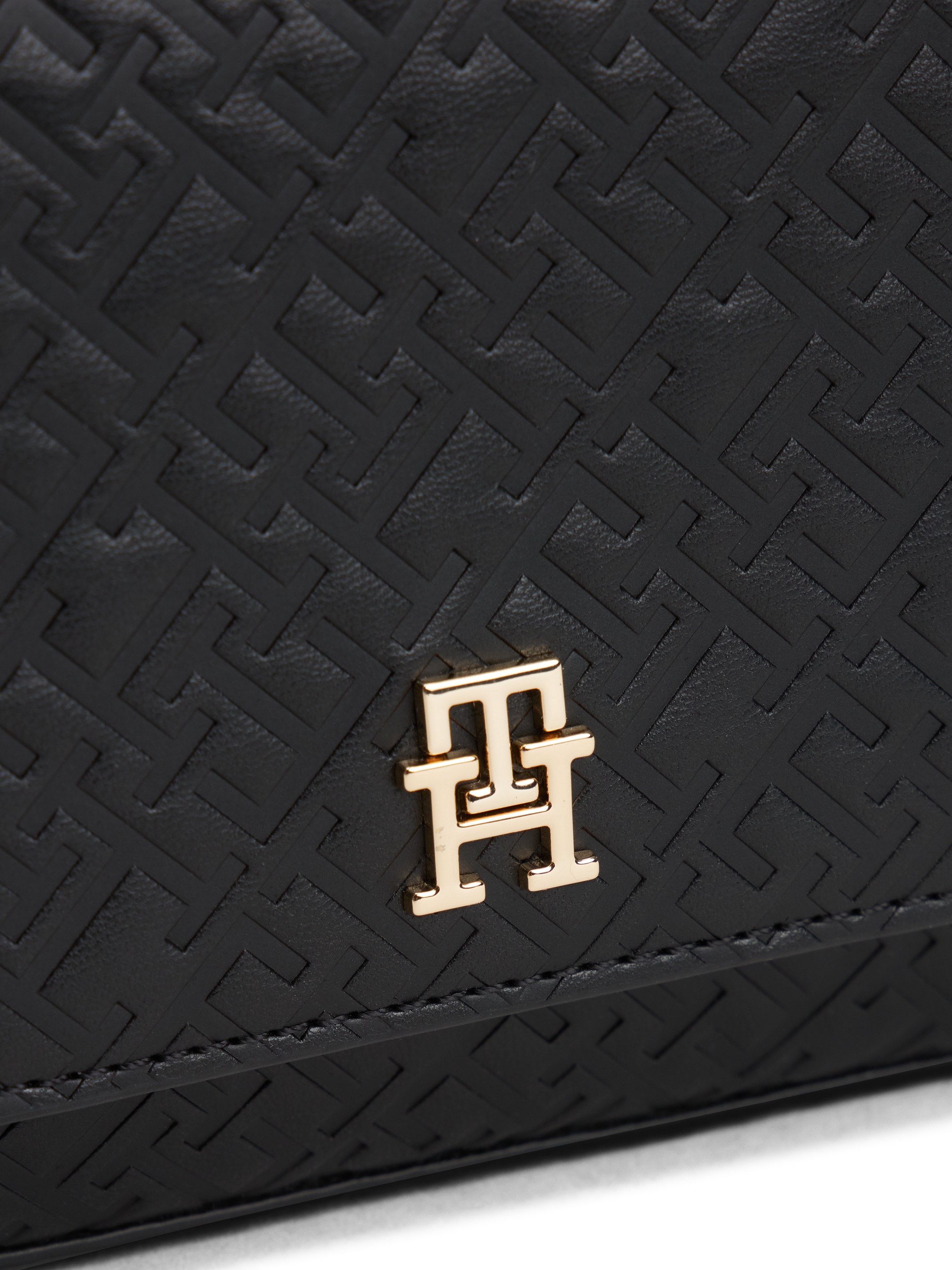 Tommy Hilfiger Umhängetasche »TH ICON CONV CROSSOVER MONO«, Damen Schultertasche, Minibag mit TH-Logoprägung