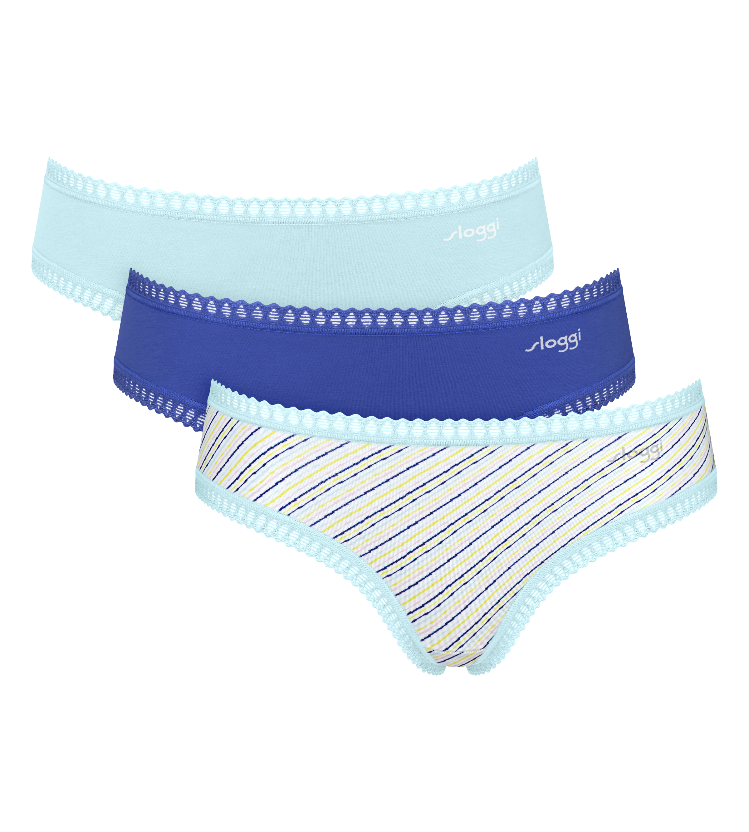 sloggi Hipster "GO Crush Hipster C3P" 3er Pack, mit Spitzendetails günstig online kaufen