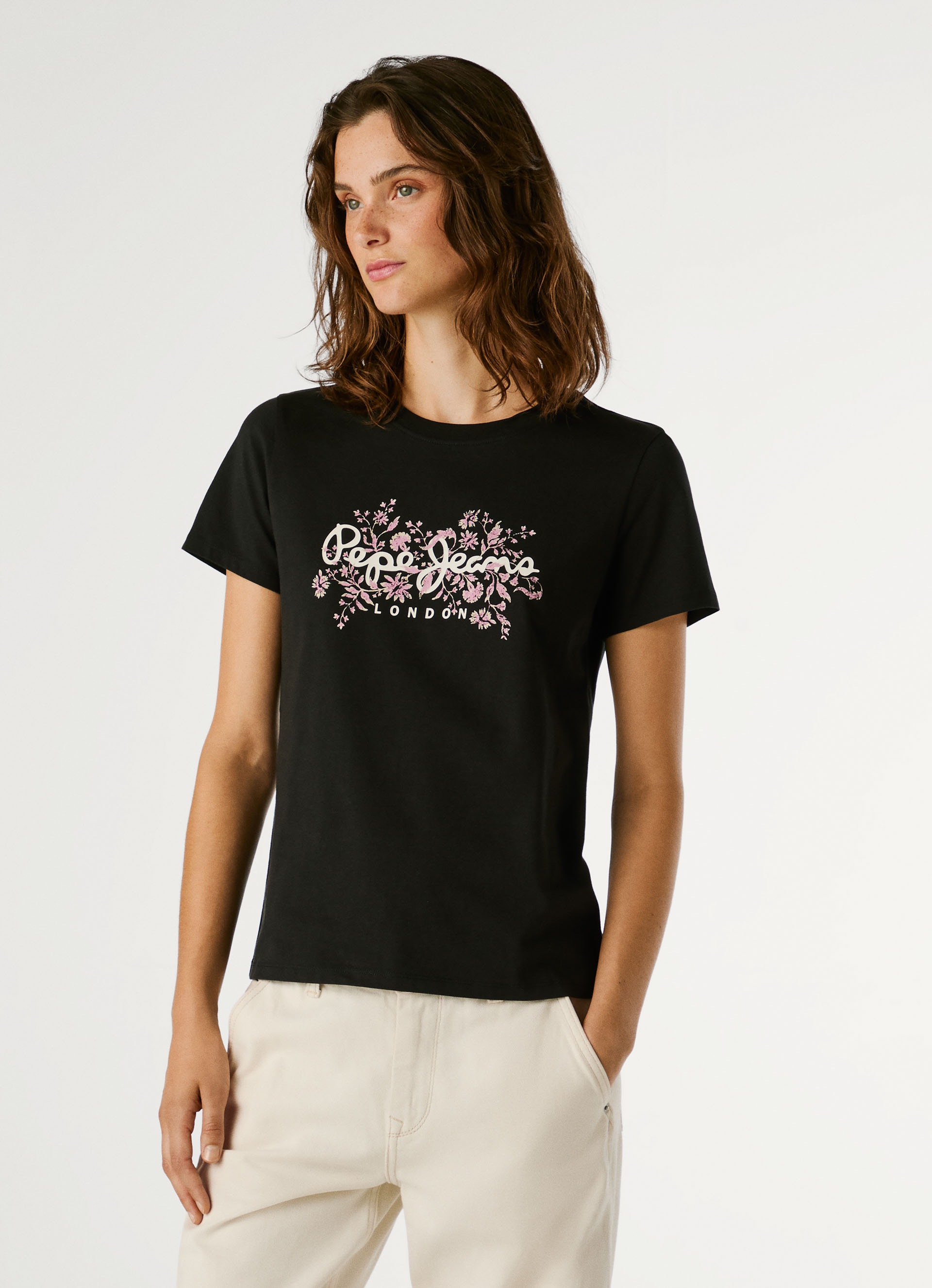 Pepe Jeans T-Shirt "BERO" Rundhals, mit Print günstig online kaufen