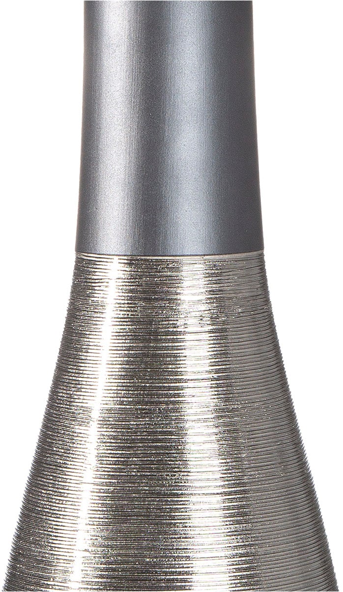GILDE Bodenvase »Bodenvase Kegel London anthrazitfarben H. 73 cm«, (1 St.)