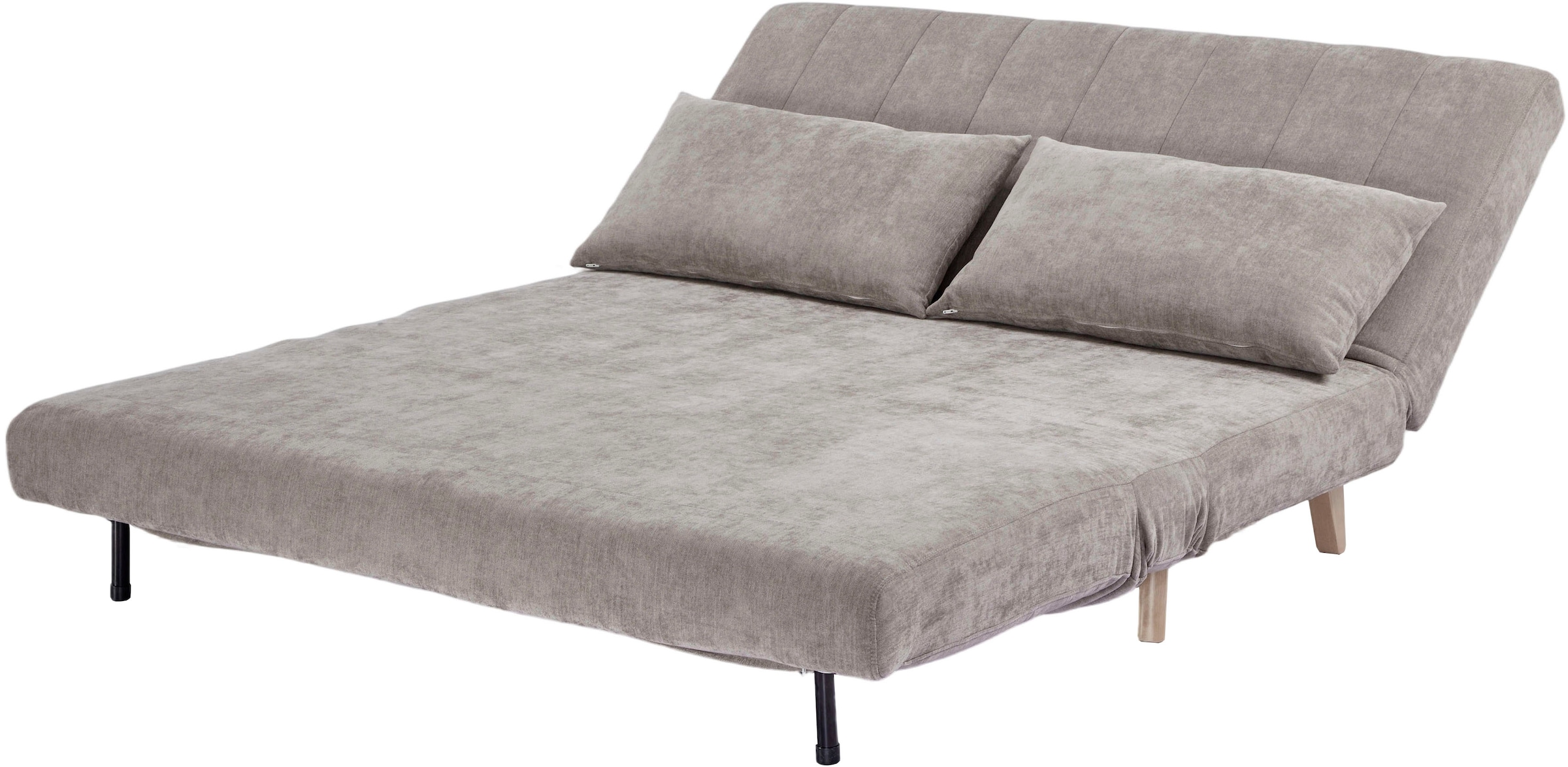 OTTO home Schlafsofa »FANNSEY 140 cm -2-Sitzer, verstellbare Rückenlehne« Verstellbare Rückenlehne und Sofa mit Bettfunktion