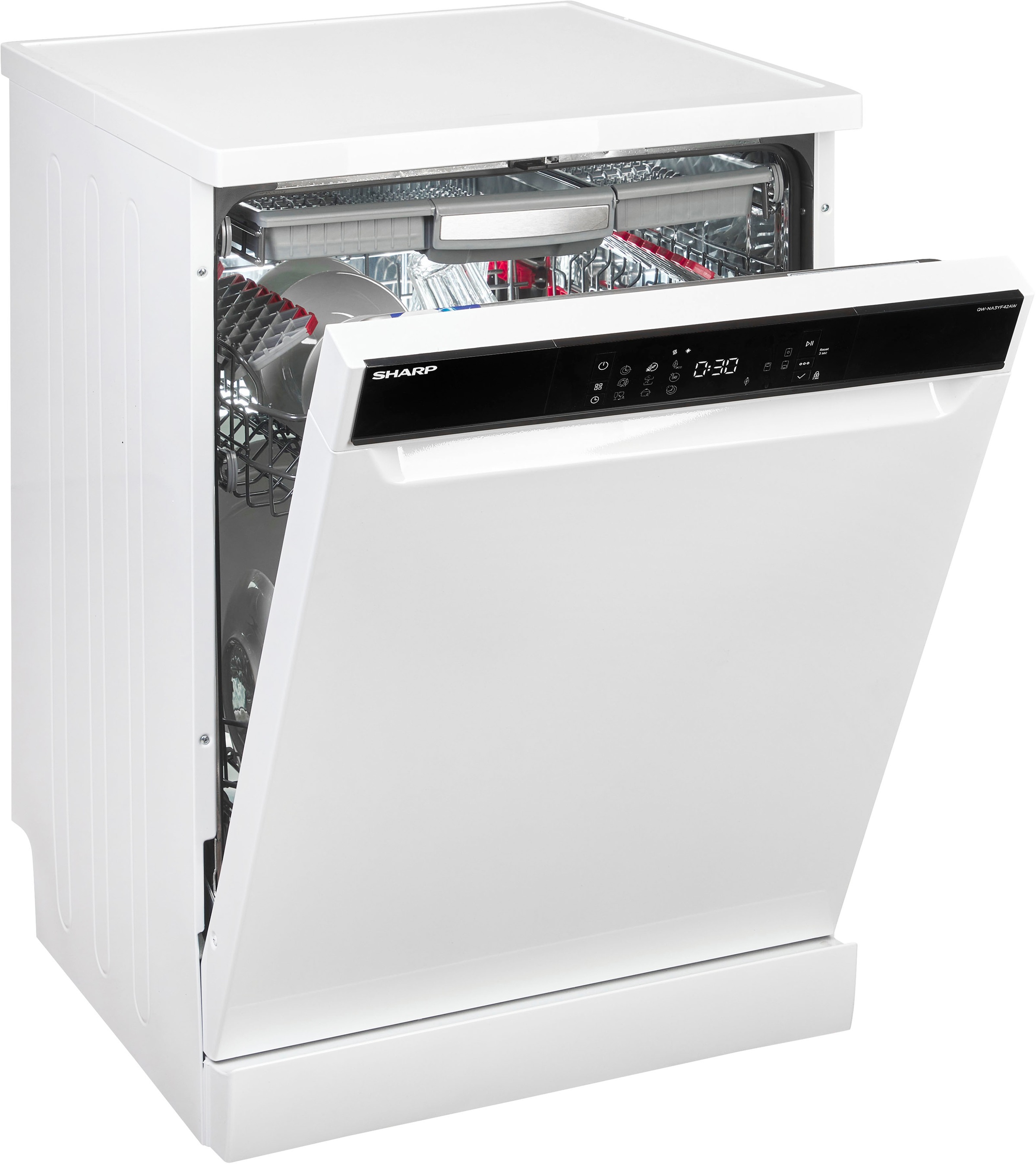 Sharp Standgeschirrspüler "QW-NA3YF42AW-DE" 9,2 l 14 Maßgedecke günstig online kaufen
