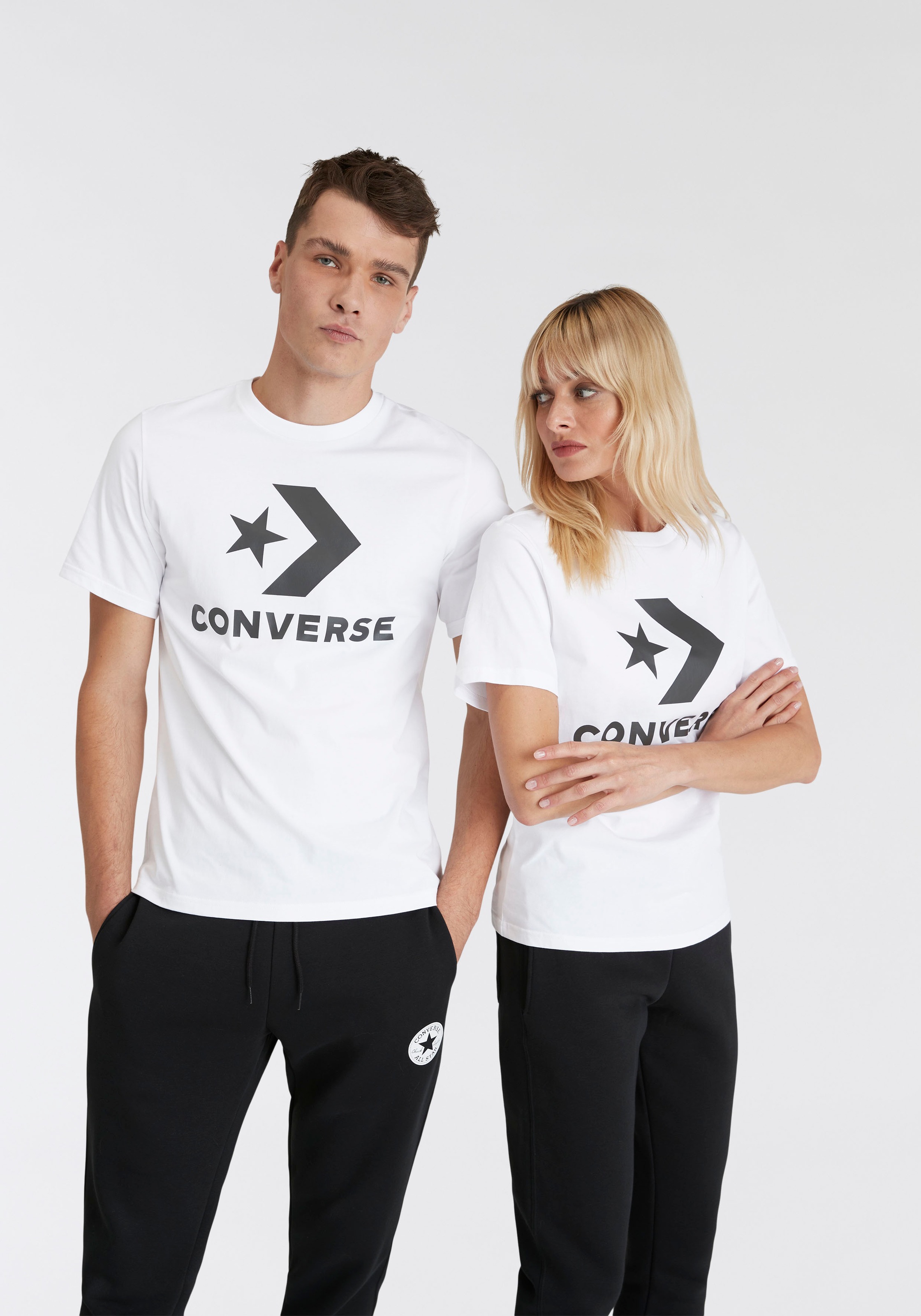 Converse T-Shirt »Unisex GO-TO STAR CHEVRON LOGO STANDARD-FIT«, Unisex