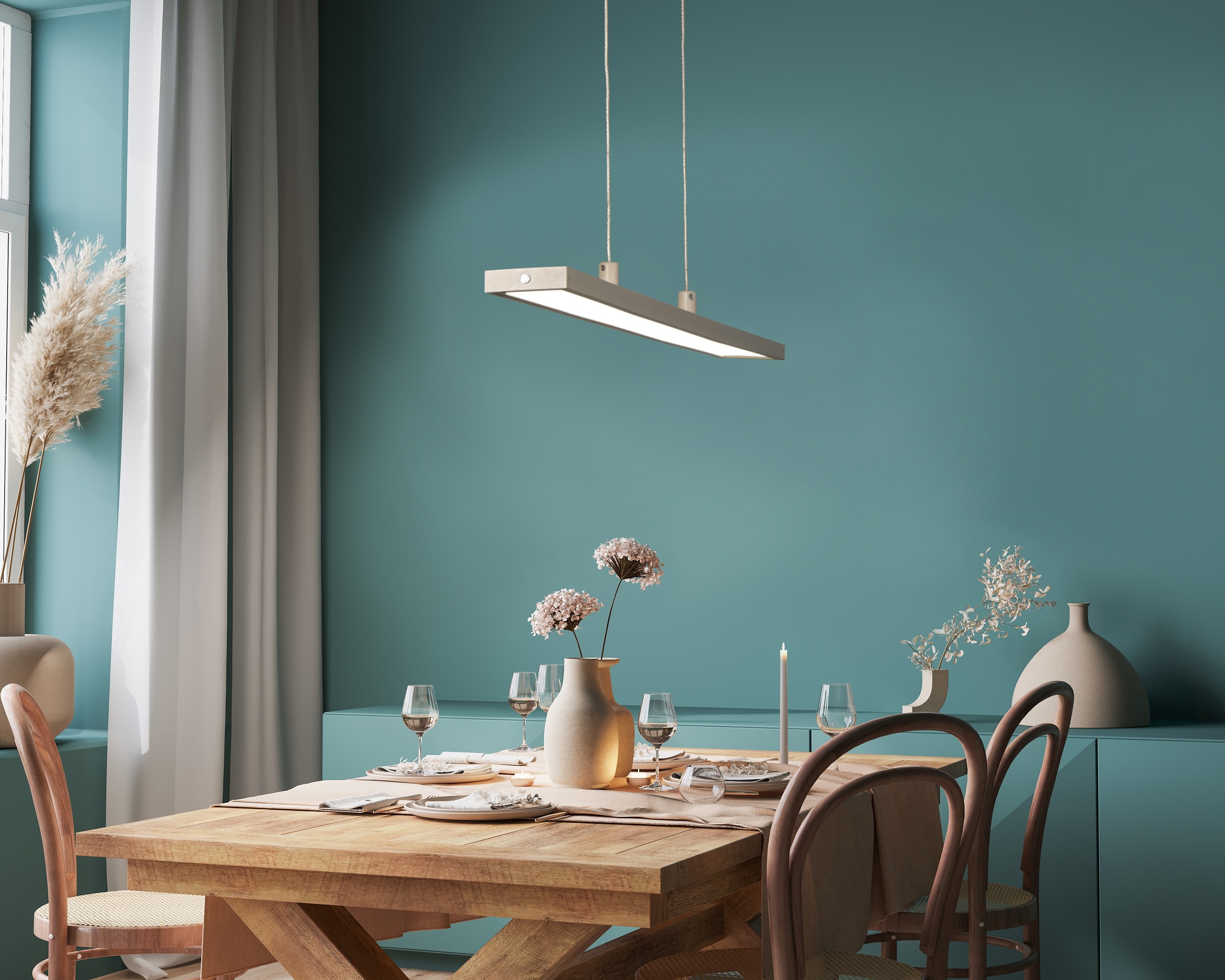 FISCHER & HONSEL Pendelleuchte »Marlo« LED-Board 1 Stk. Farbtemperatur in 3 Stufen einstellbar, höhenverstellbar mit Kabellift